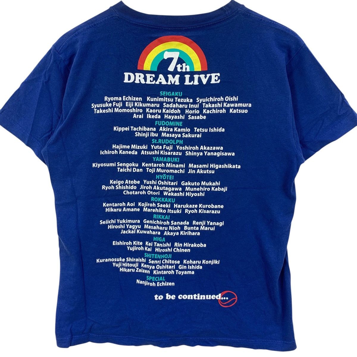 Anime ANIME PRINCE OF TENNIS Dream Of Live Musical Tee Shirt Top Size M / US 6-8 / IT 42-44 - 8 Thumbnail