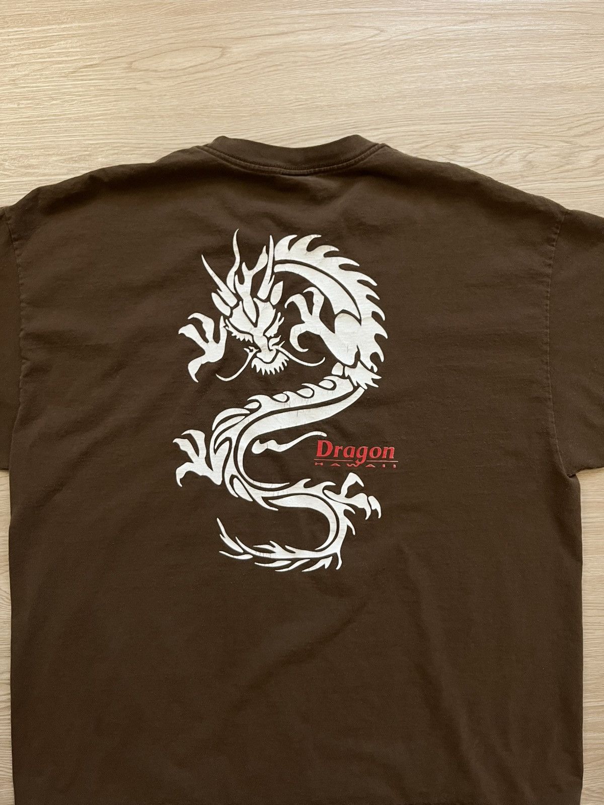 Vintage VTG Y2K HAWAII DRAGON TEE Size US XXL / EU 58 / 5 - 2 Thumbnail