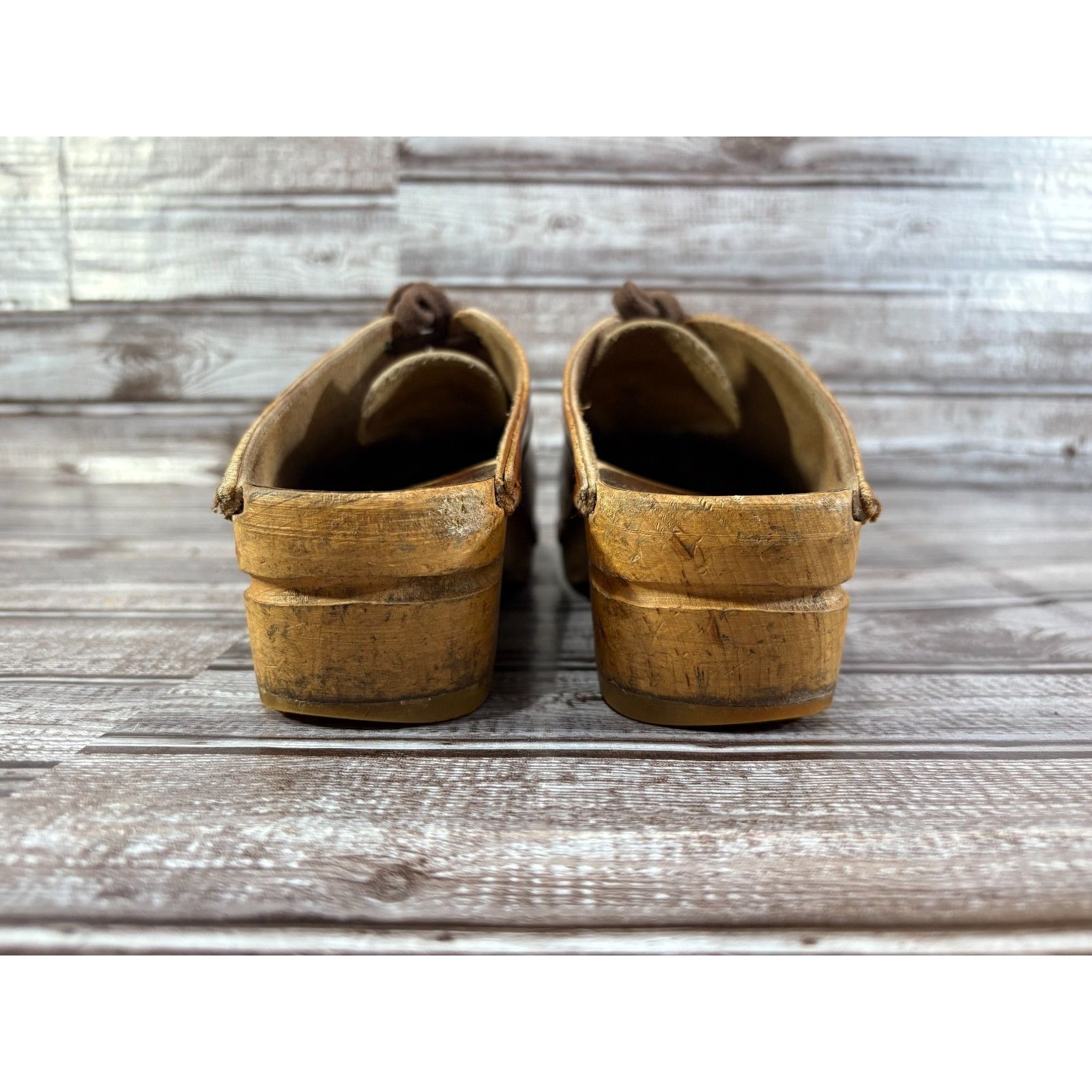 Other Troentorp Bastad Leather Clogs Size 38 US 8 color brown Made Size US 8 / IT 38 - 3 Thumbnail