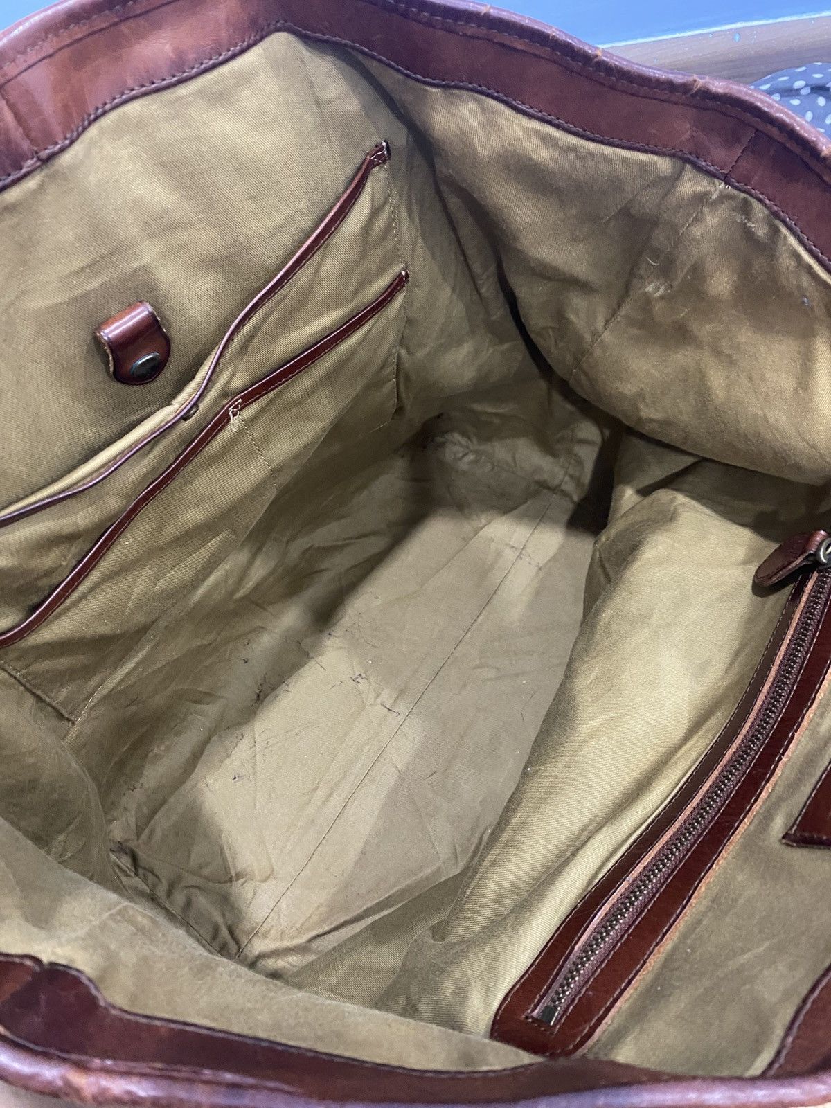 Polo Ralph Lauren Polo Ralph Lauren canvas leather tote bag Size ONE SIZE - 13 Thumbnail