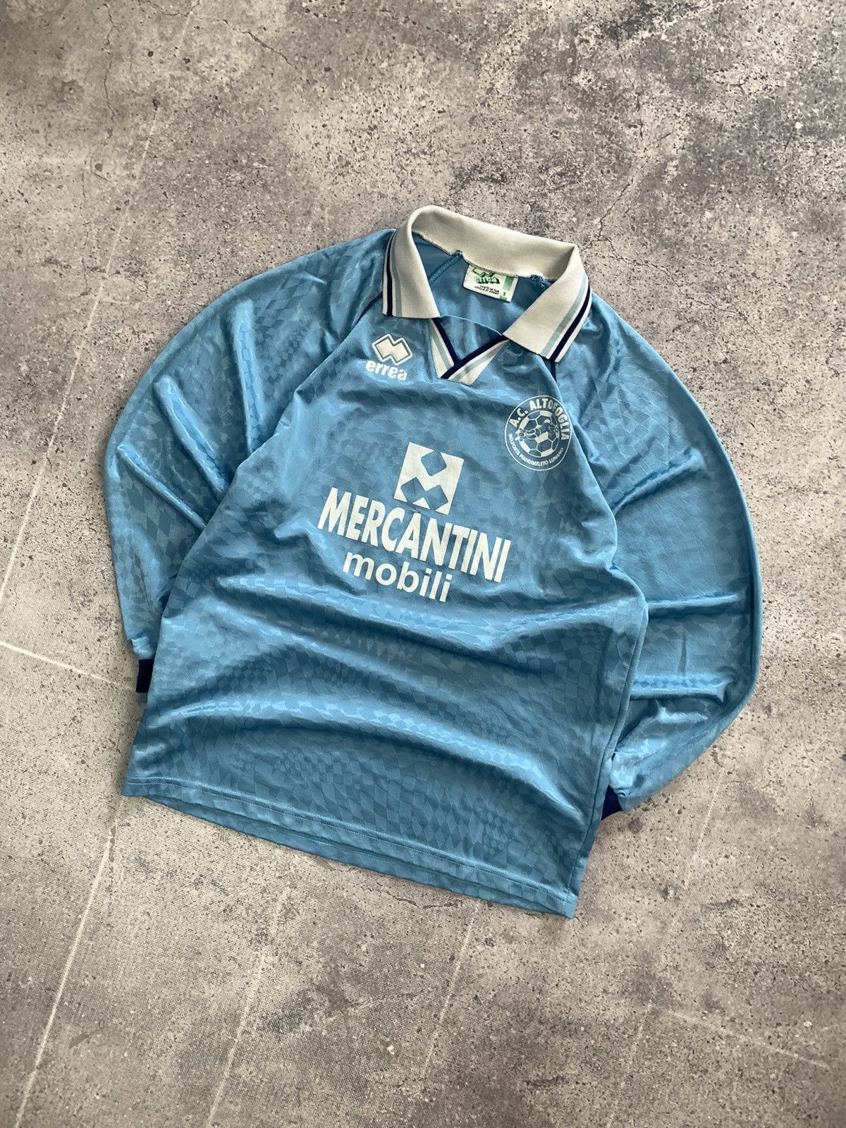 Errea × Vintage Vintage Football Long Sleeve Adidas Blockcore streetwear Size US M / EU 48-50 / 2 - 2 Thumbnail