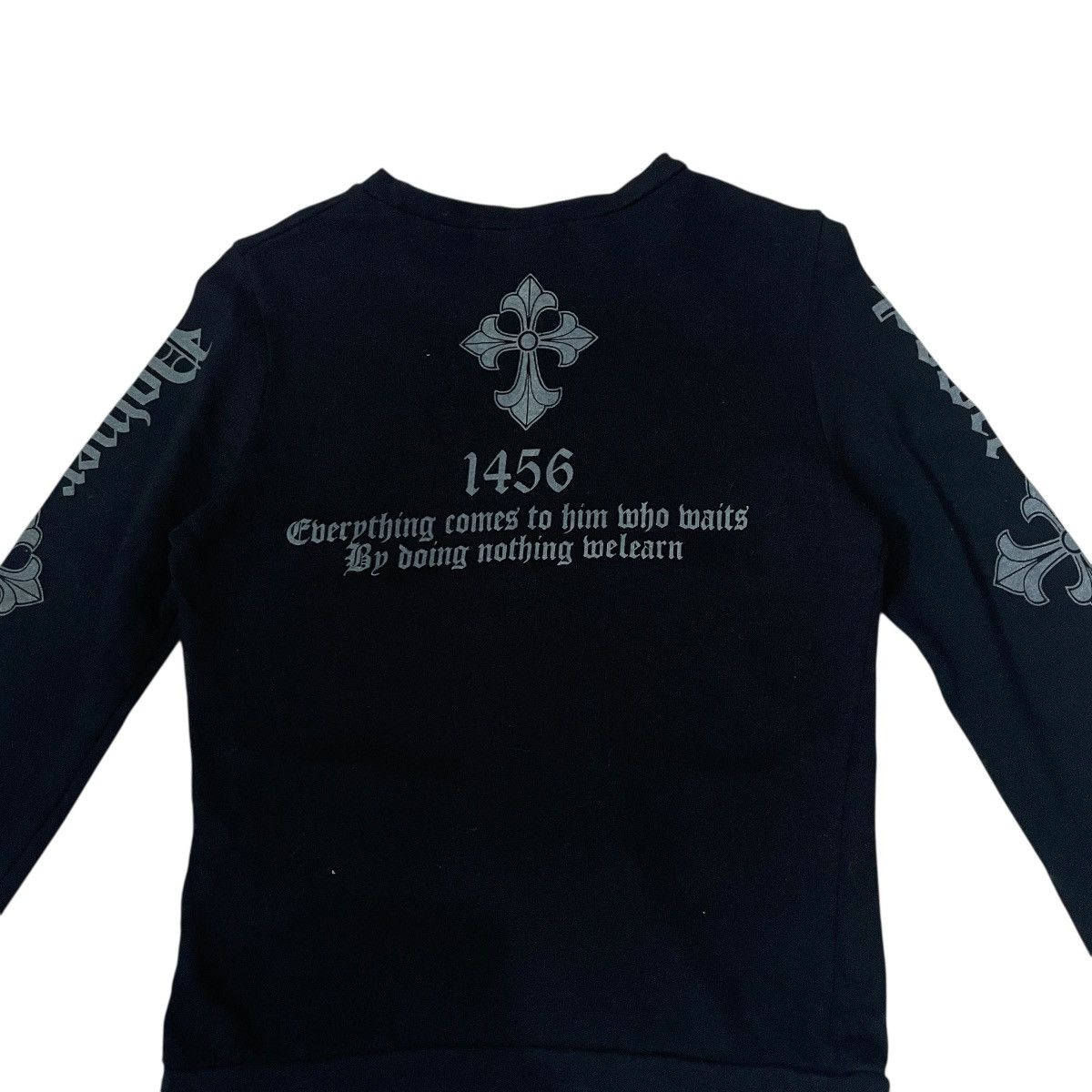 Japanese Brand Vintage Japanese Designer Long Sleeve Tee Size S / US 4 / IT 40 - 8 Thumbnail