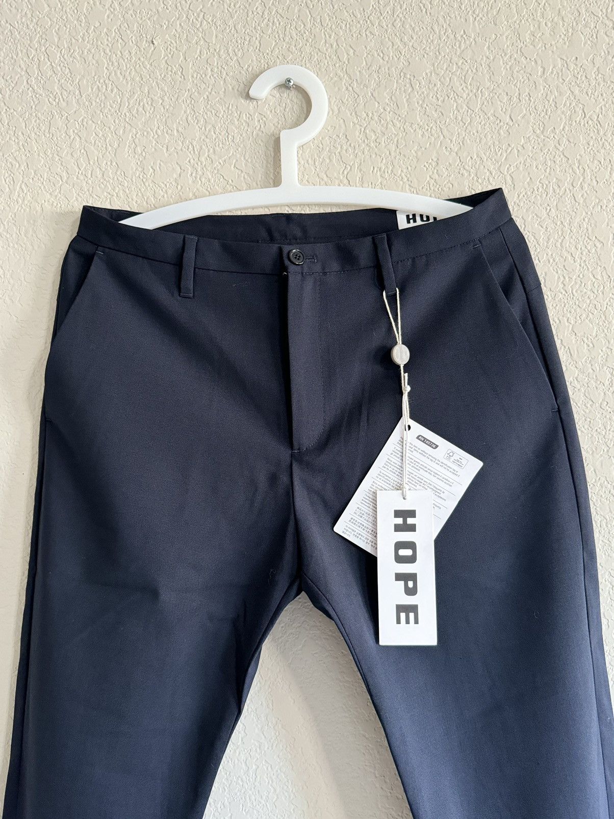 Hope Hope Stockholm New “Krissy” Trouser Wool Blend Dark Navy Size 27" / US 4 / IT 40 - 4 Thumbnail
