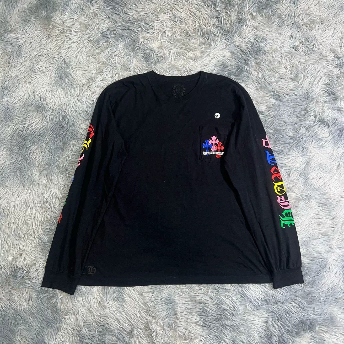 Chrome Hearts Chrome Hearts Colorful Cross Long-Sleeve T-Shirt Size US XXL / EU 58 / 5 - 1 Thumbnail