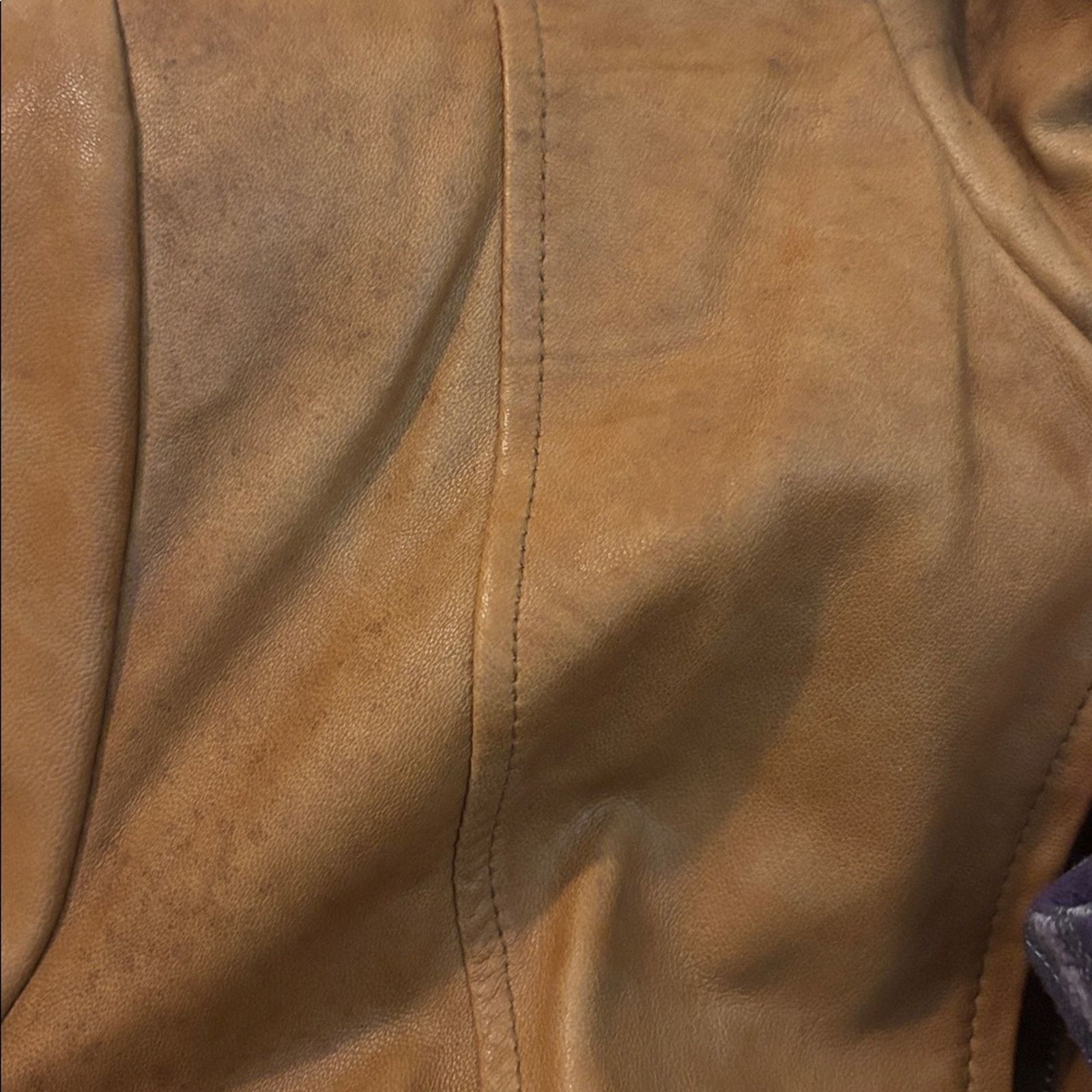 Wilsons Leather Wilson Vintage Distressed Leather Zip-up Coat Size L / US 10 / IT 46 - 4 Thumbnail