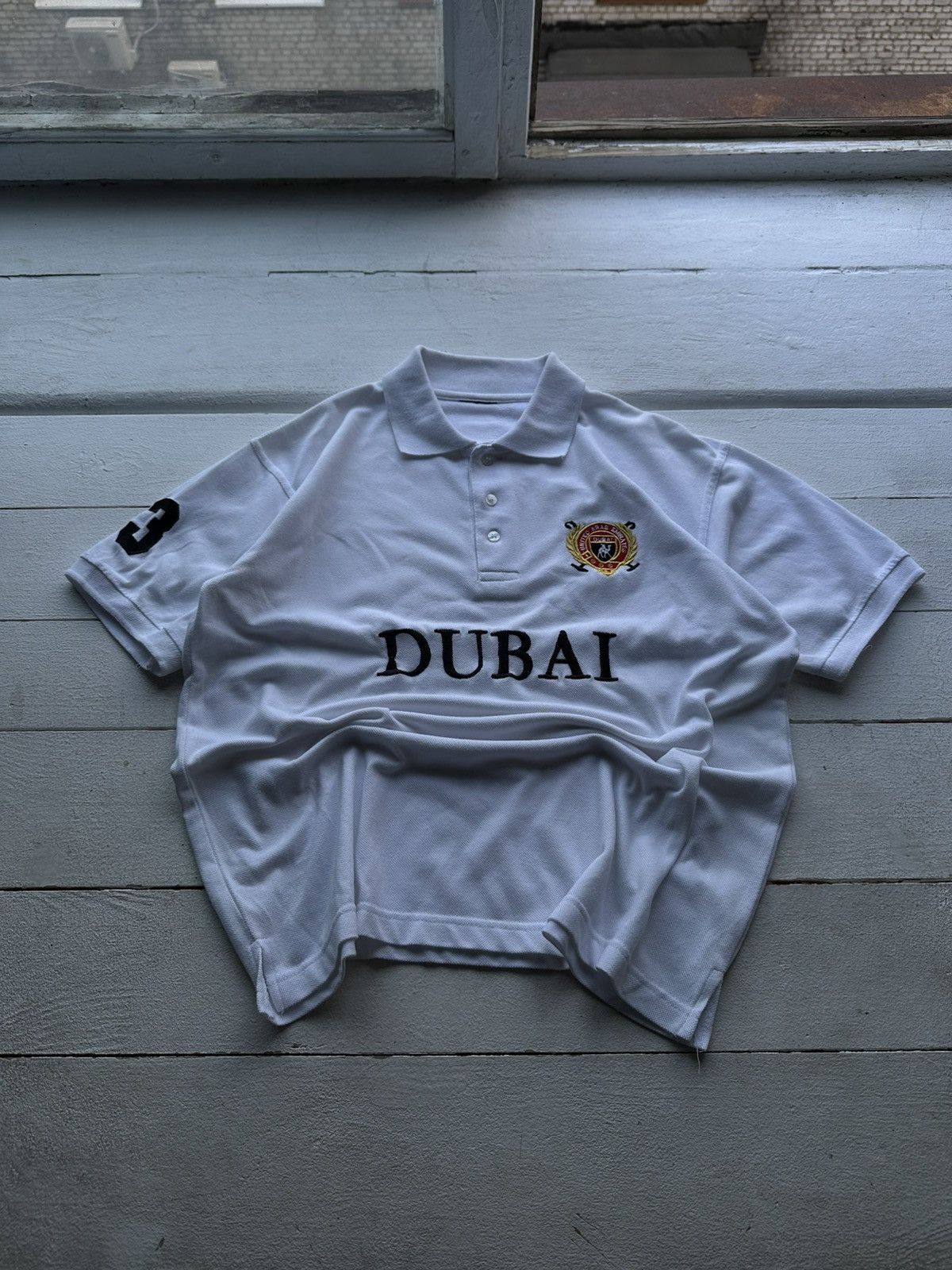 Other 🚨 RARE DUBAI UNITED ARAB EMIRATES BIG LOGO CHIEF KEEF STYLE Size US L / EU 52-54 / 3 - 1 Thumbnail