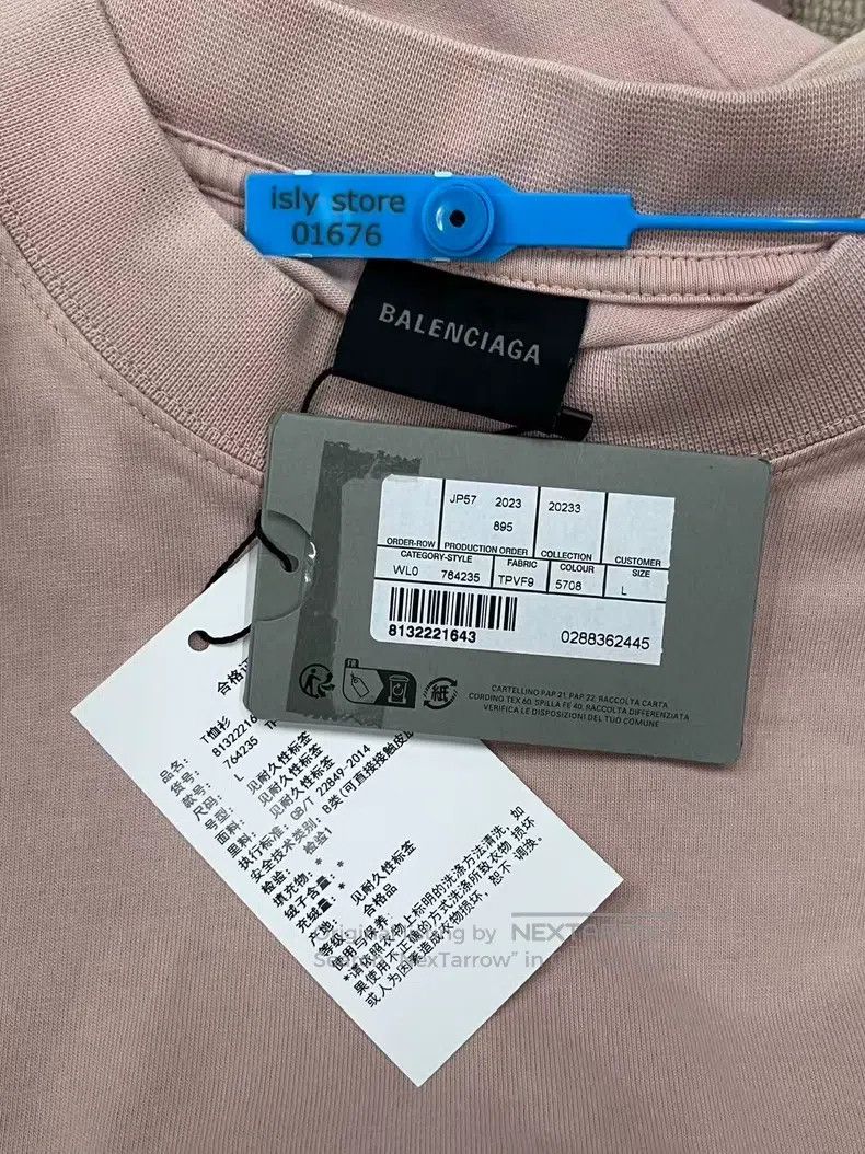 Balenciaga Balenciaga Logo Printed Round Neck Short Sleeve T-Shirt Re Size US L / EU 52-54 / 3 - 5 Thumbnail