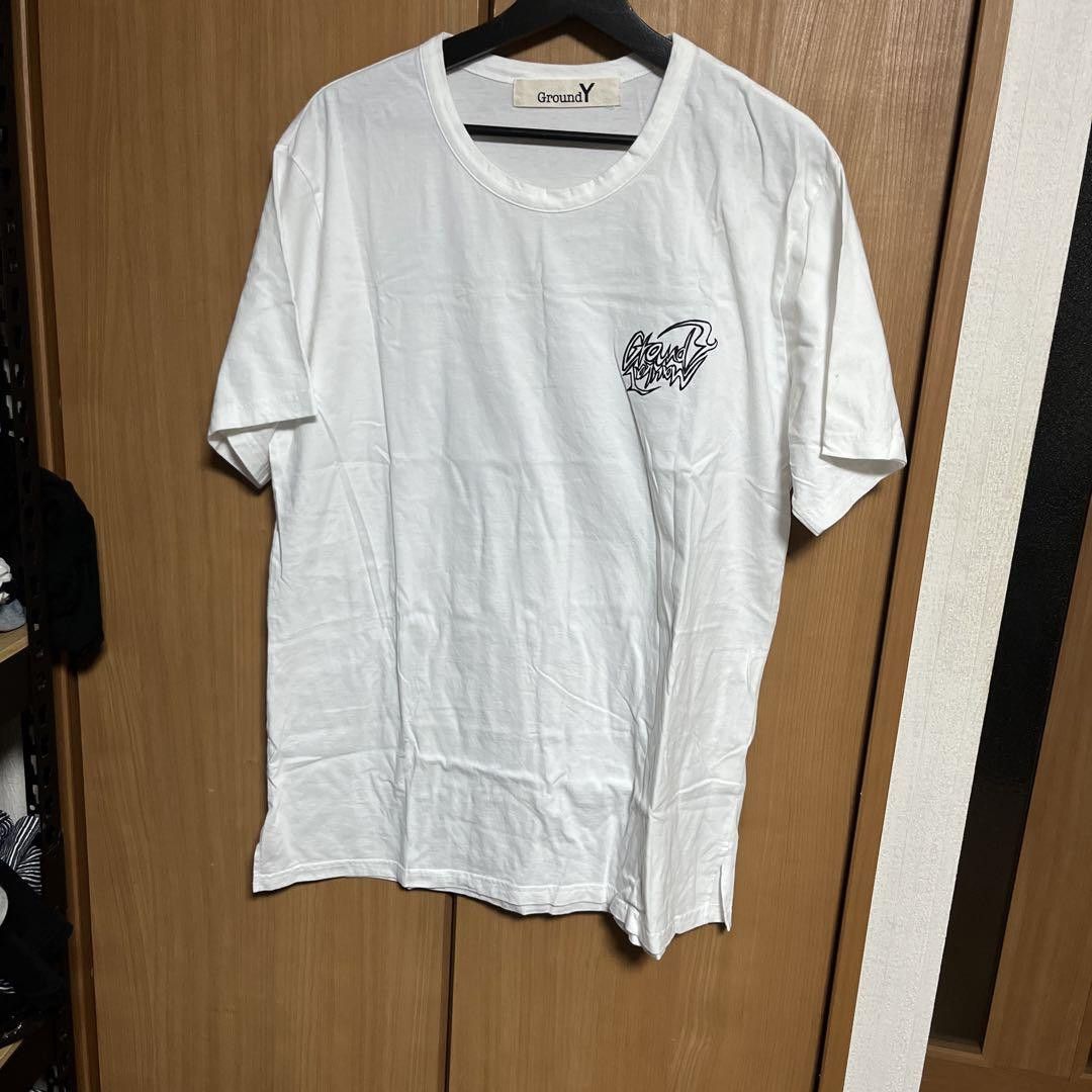 Yohji Yamamoto Ground Y Yohji Yamamoto White T-shirt Size US L / EU 52-54 / 3 - 1 Thumbnail