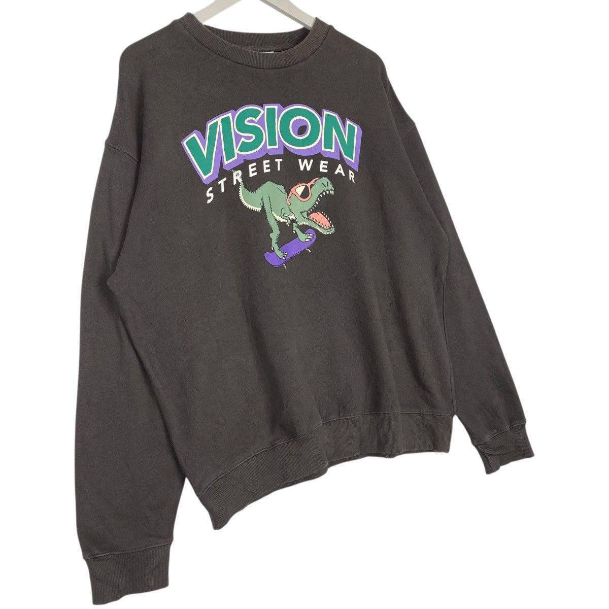 Vintage Vintage Vision Street Wear Crewneck Sweatshirt Brown Size L Size US L / EU 52-54 / 3 - 3 Thumbnail