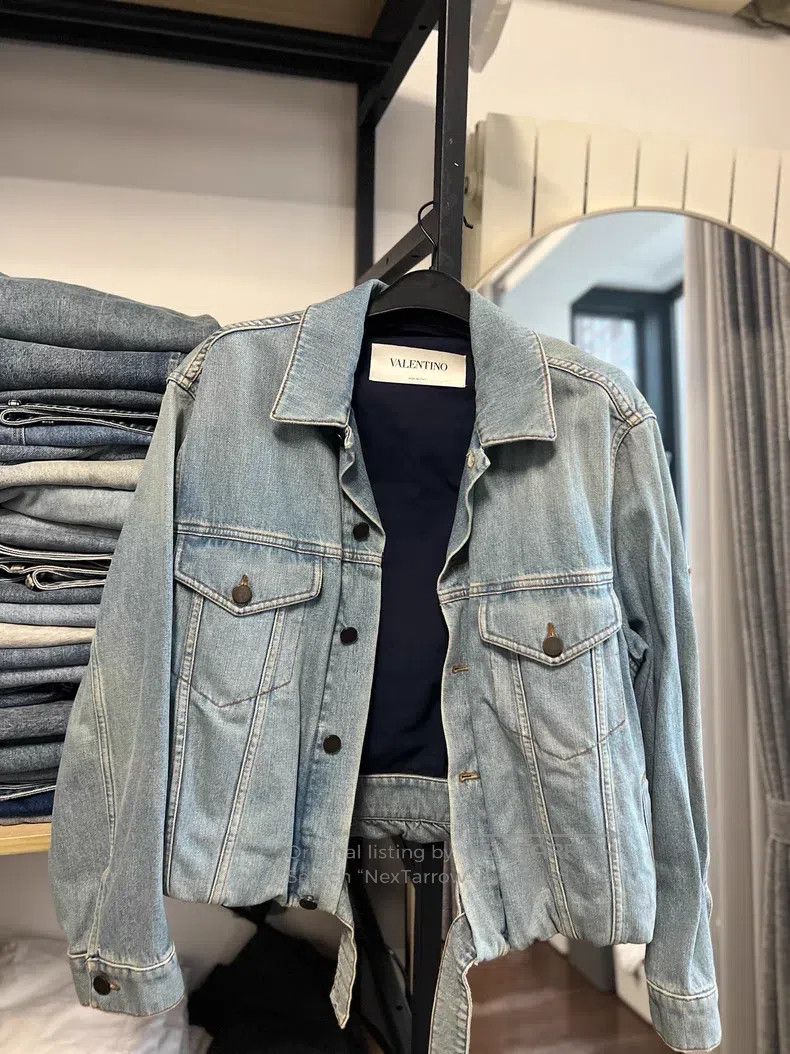 Valentino Valentino Denim jacket Size S / US 4 / IT 40 - 1 Thumbnail