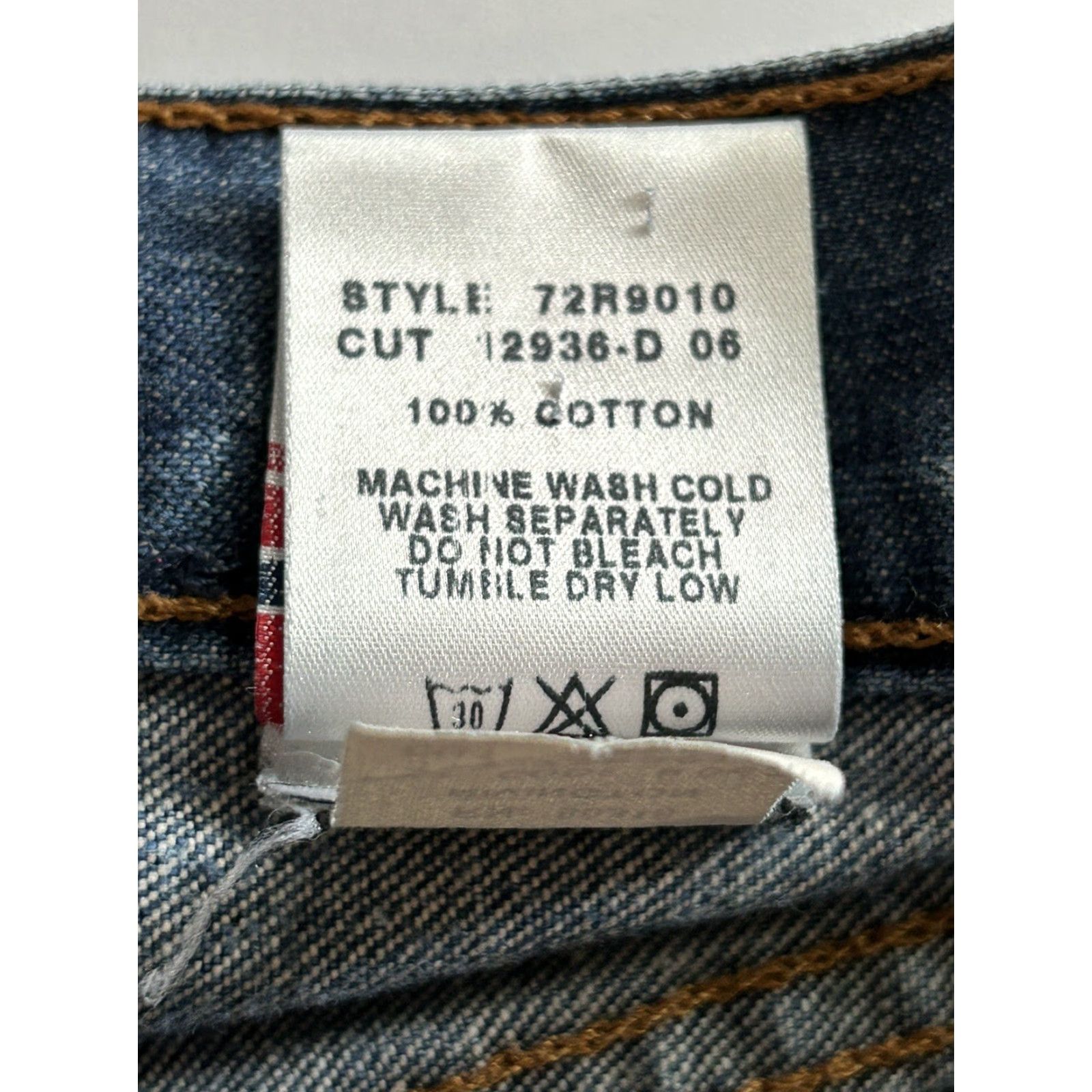 Lucky Brand Mens Lucky Brand Jeans Classic Fit Short Length Size 32 Blue Cotton Denim 5-Pocket Inseam 28 Size US 32 / EU 48 - 6 Thumbnail