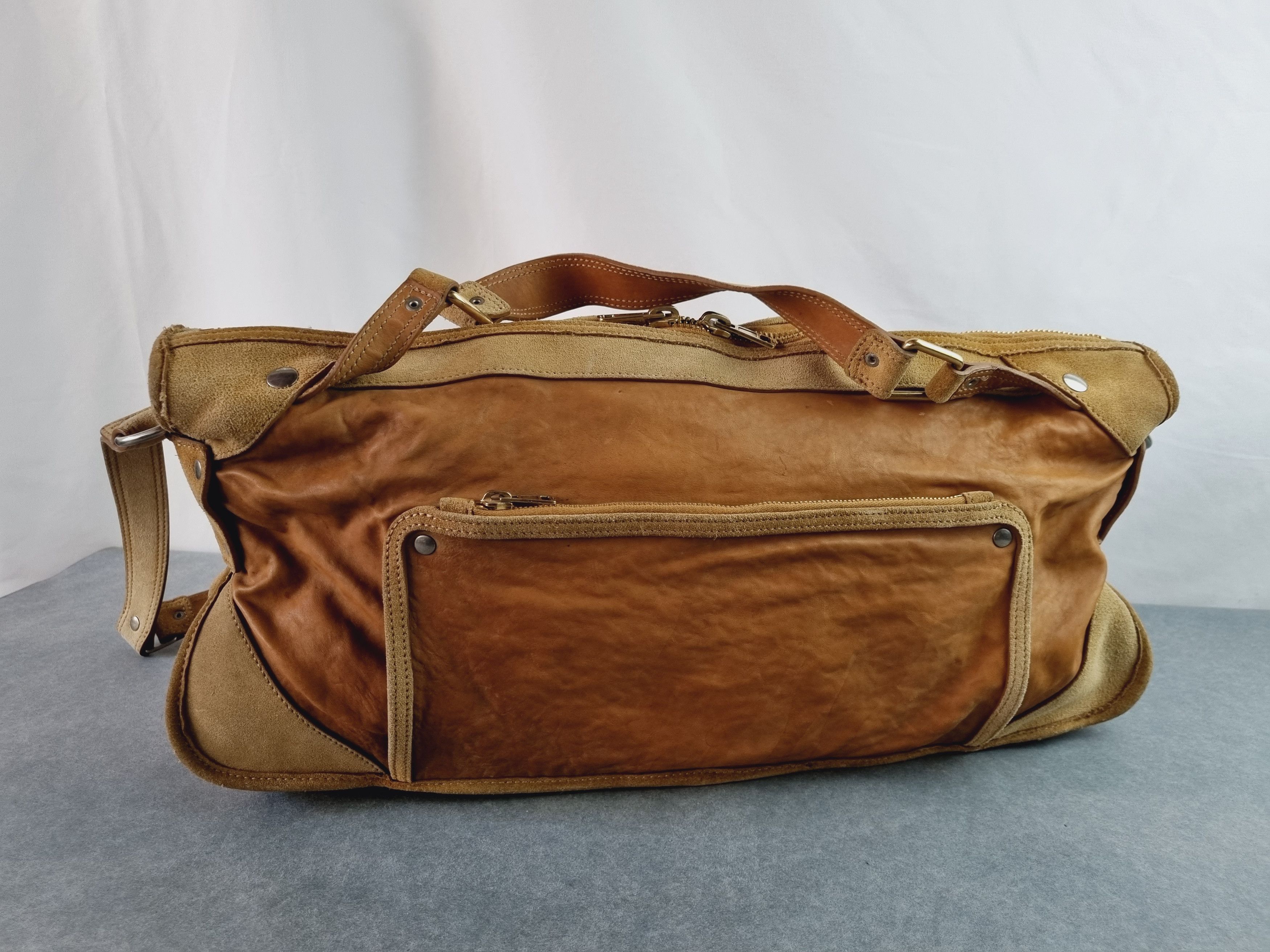 Celine × Leather × Vintage Celine Leather Roomy Travel Bag Size ONE SIZE - 2 Thumbnail
