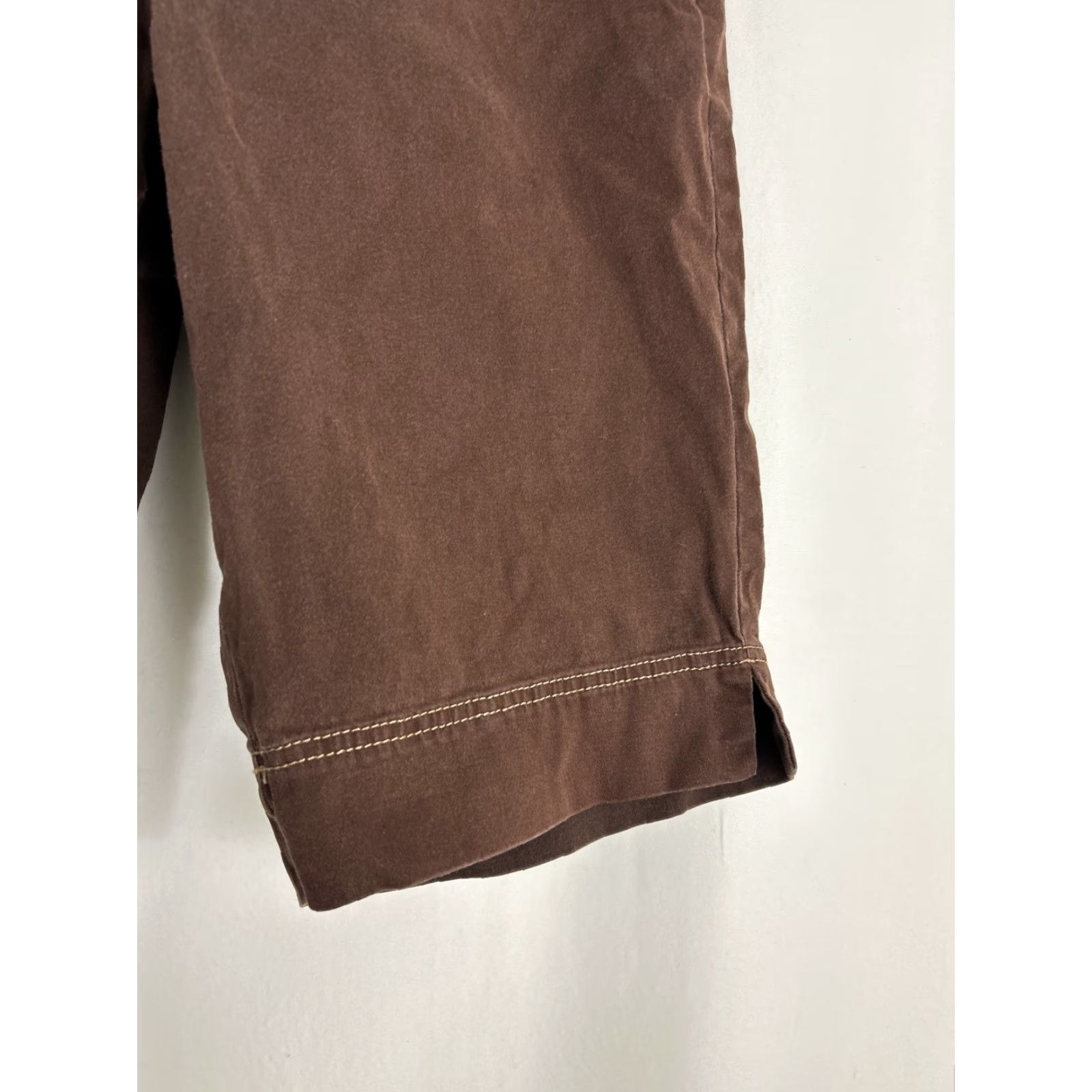 Eddie Bauer Eddie Bauer Womens Shorts Chino Brown Cotton Spandex 32x12.5 Size 8 Regular Women's Boys? Size 30" / US 8 / IT 44 - 3 Thumbnail