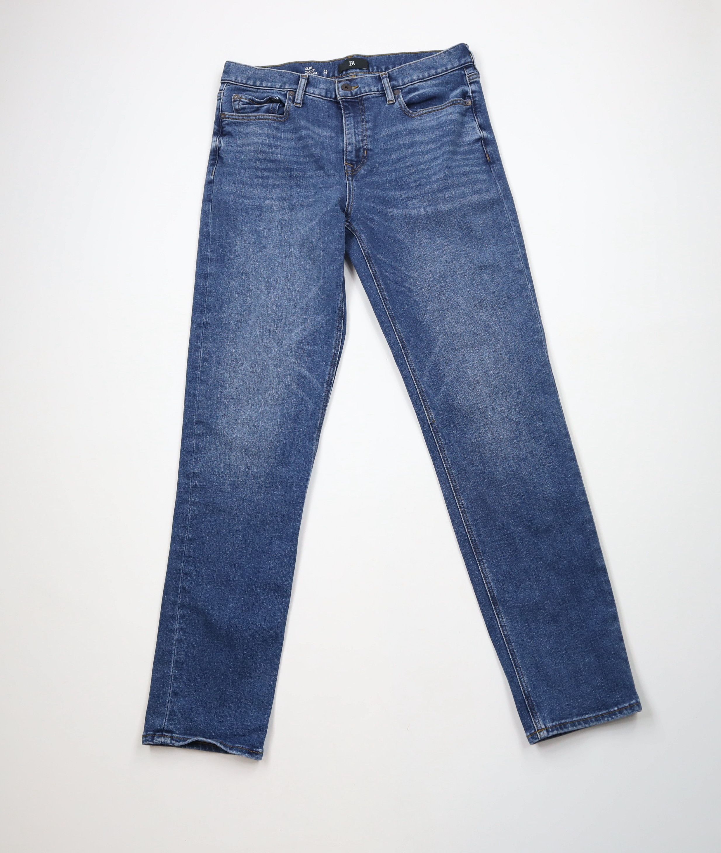 Banana Republic × Vintage Banana Republic Slim Fit Stretch Traveler Denim Jeans Blue Size US 34 / EU 50 - 1 Thumbnail