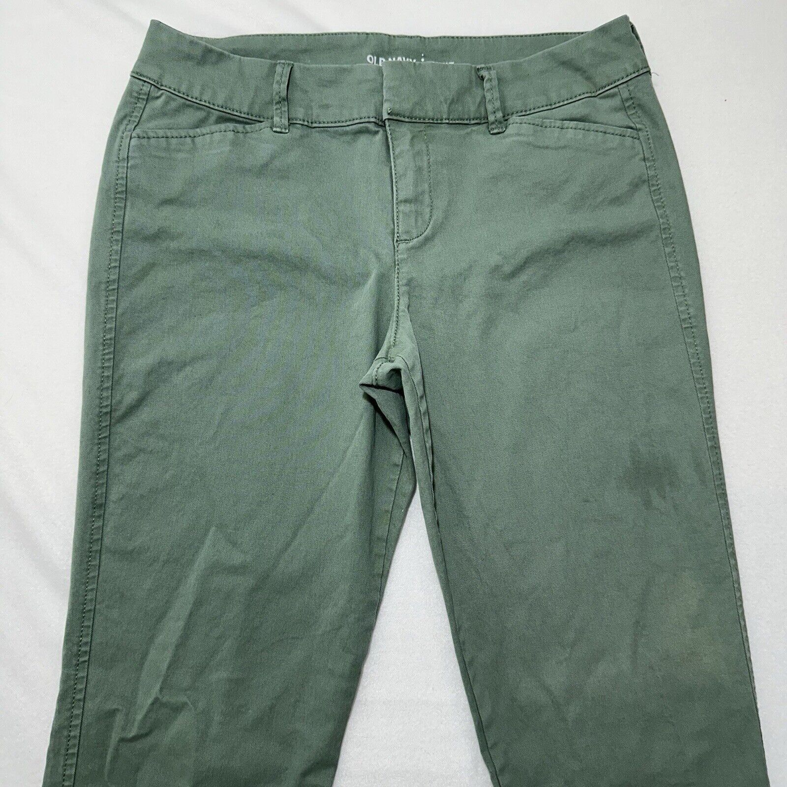 Old Navy Old Navy Pixie Pants 2 Regular Skinny Leg Green 26" Inseam Size 26" / US 2 / IT 38 - 2 Thumbnail
