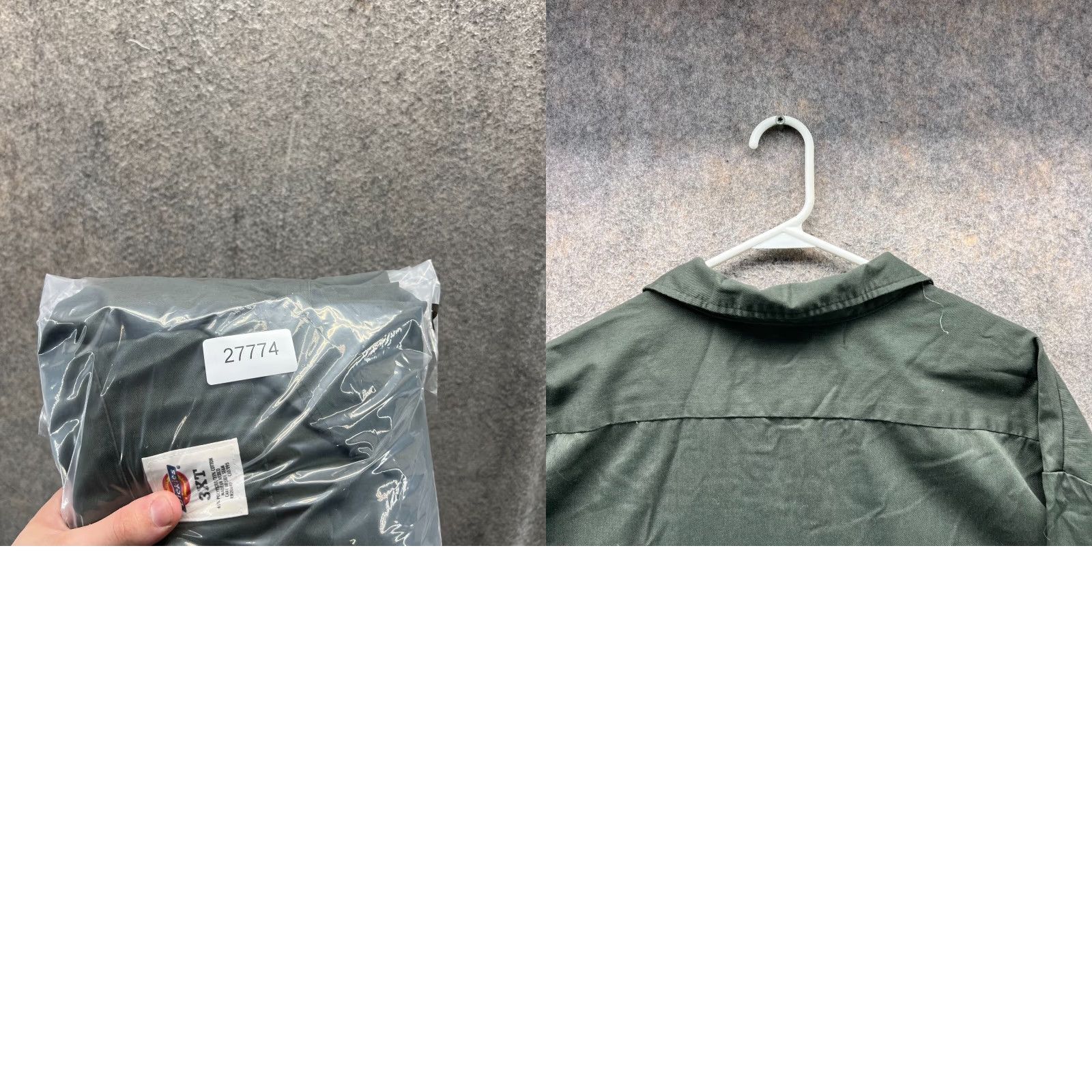 Dickies Dickies Shirt Mens 3XT Legend Green Casual Button Down Twill Workwear Tall Size US XXL / EU 58 / 5 - 9 Thumbnail