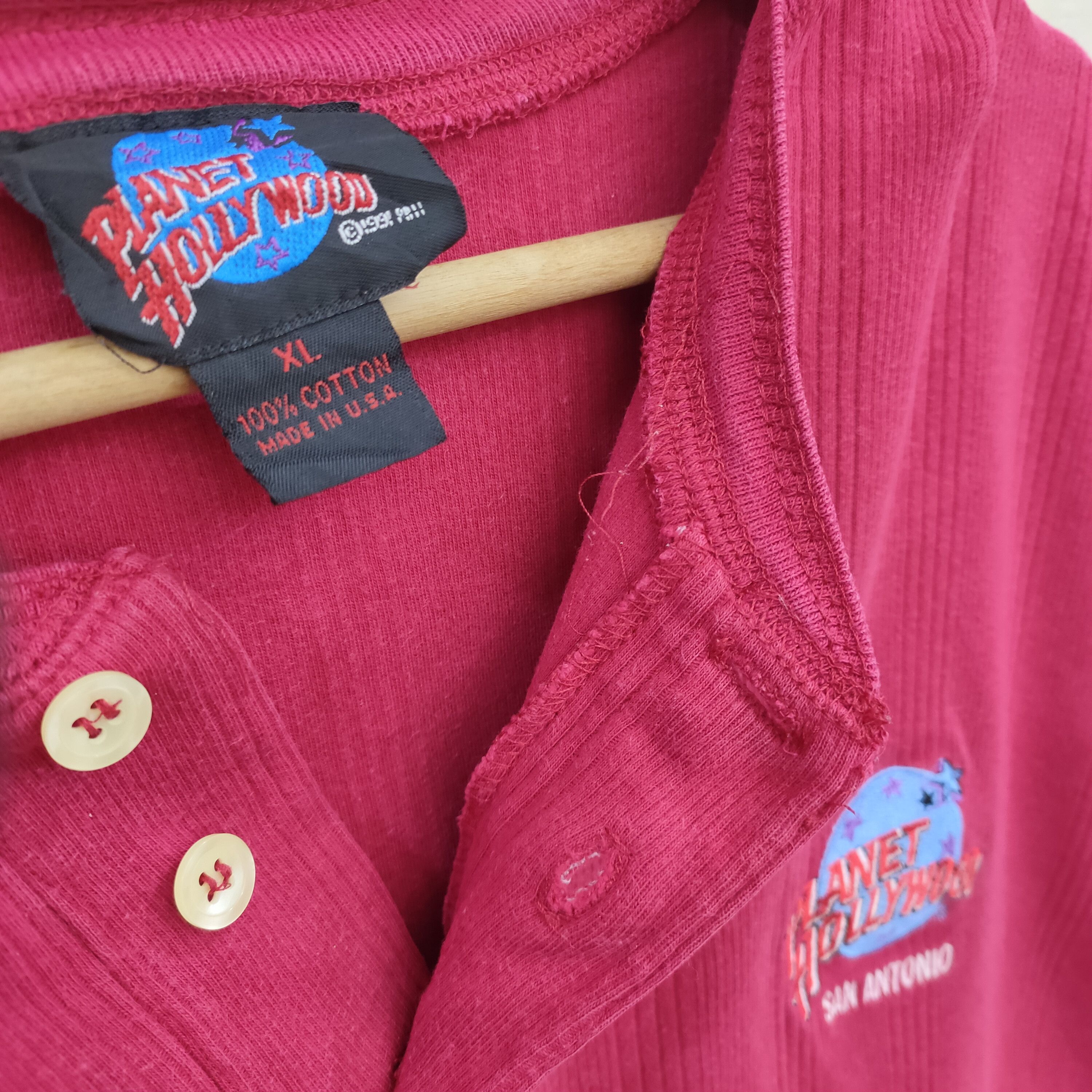 Planet Hollywood × Vintage Vintage 1991 Planet Hollywood Tee Size US XL / EU 56 / 4 - 9 Thumbnail