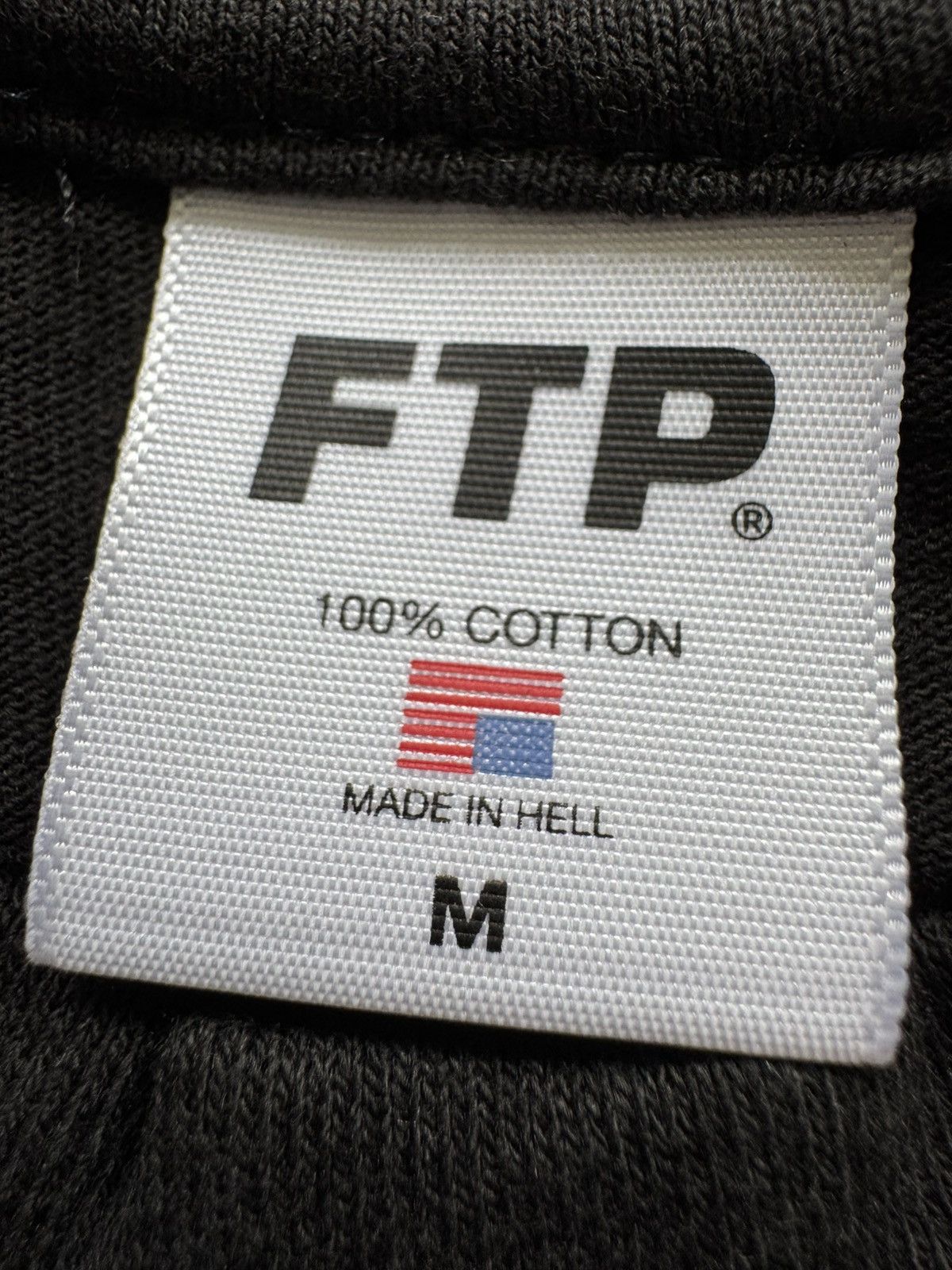 Fuck The Population FTP Grave Logo Tee Black Size US M / EU 48-50 / 2 - 6 Thumbnail