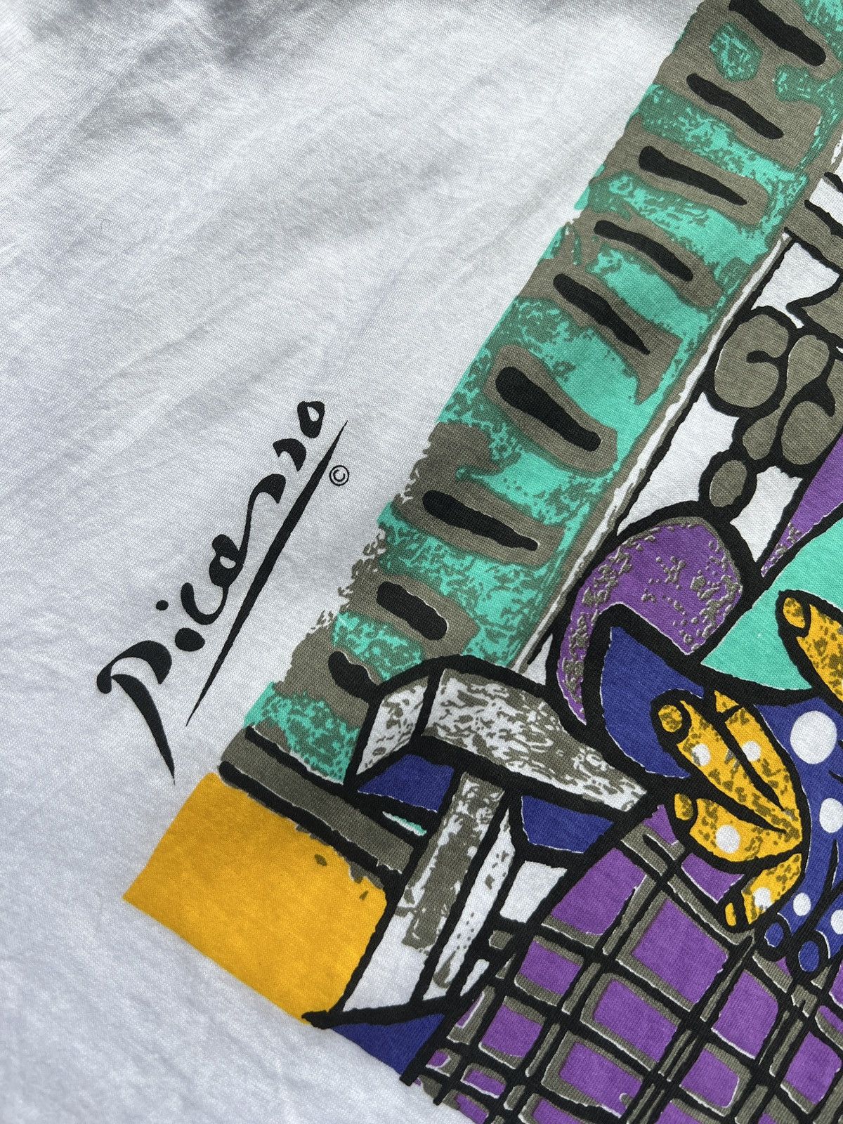 Vintage Vintage Japan Picasso Art Tee Size US XL / EU 56 / 4 - 7 Thumbnail