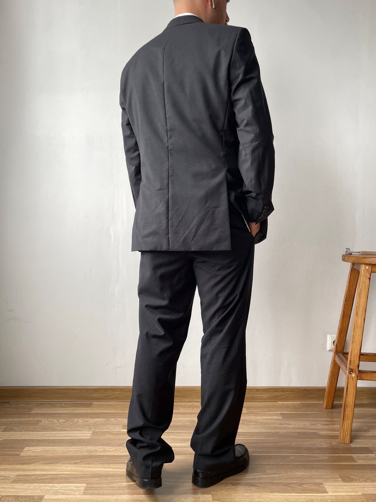 Hugo Boss Hugo Boss Paolini/Movio 100% Wool Suit 2 Piece US40R / UK50 Size 40R - 3 Thumbnail