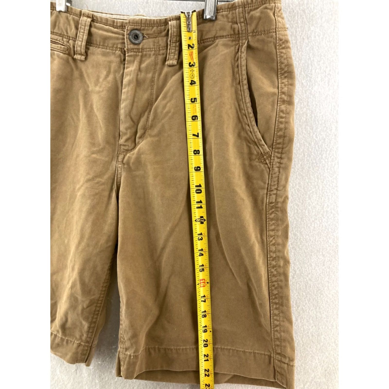 American Eagle Outfitters American Eagle Outfitters Shorts Mens 32 Beige Canvas Chino Basic Pocket Logo Modern Preppy 90s Mens Size US 32 / EU 48 - 3 Thumbnail