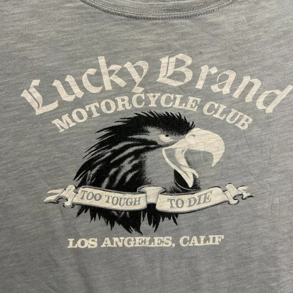 Lucky Brand Lucky Brand Shirt Womens XL Motorcycle Club Los Angeles Size XL / US 12-14 / IT 48-50 - 2 Thumbnail