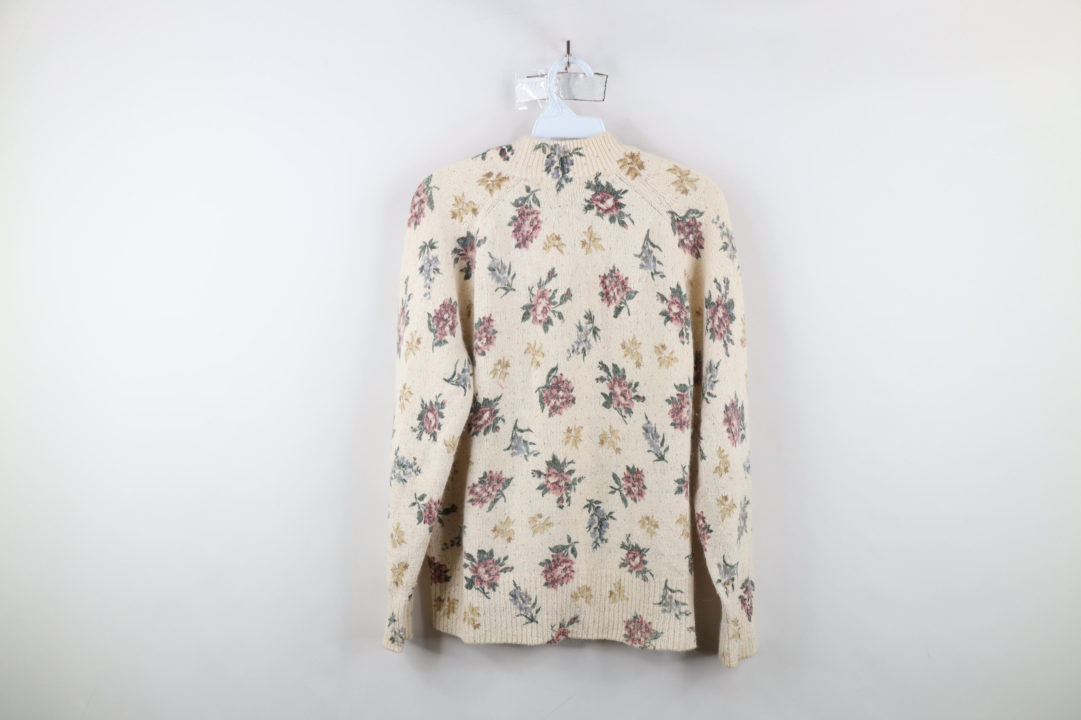 Vintage Vintage 90s Streetwear Knit Silk Angora Lambswool Sweater Size M / US 6-8 / IT 42-44 - 7 Thumbnail