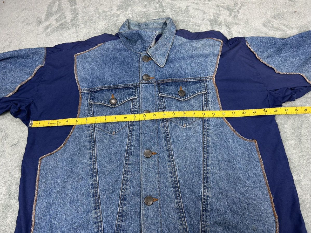 Jean Paul Gaultier Vintage Jean Paul Gaultier Fabric Switching Denim Jacket Size US M / EU 48-50 / 2 - 11 Thumbnail