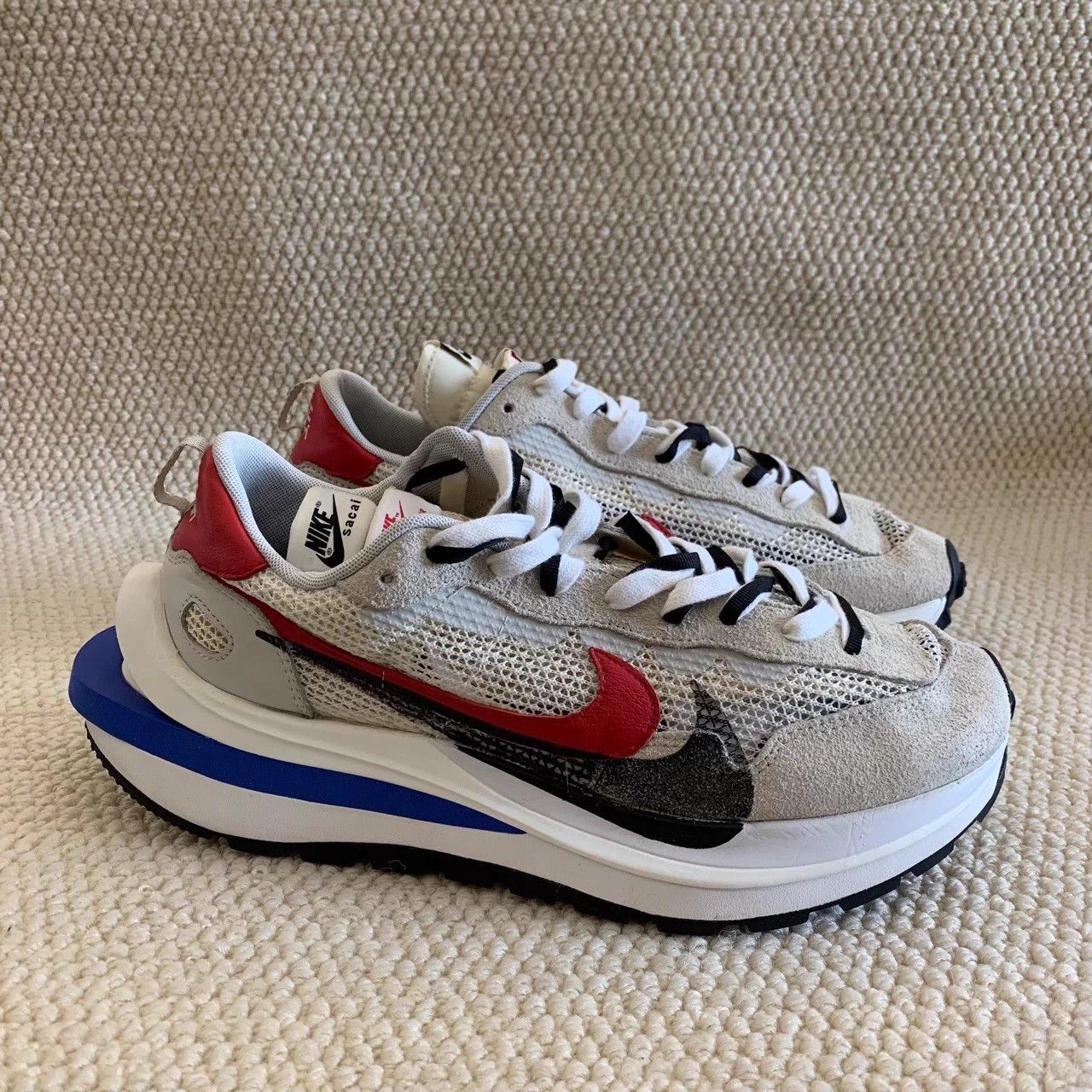 Nike Clearance Sale! Sacai x Nike VaporWaffleLow-top Sport Shoes, Size US 12.5 / EU 45-46 - 6 Thumbnail