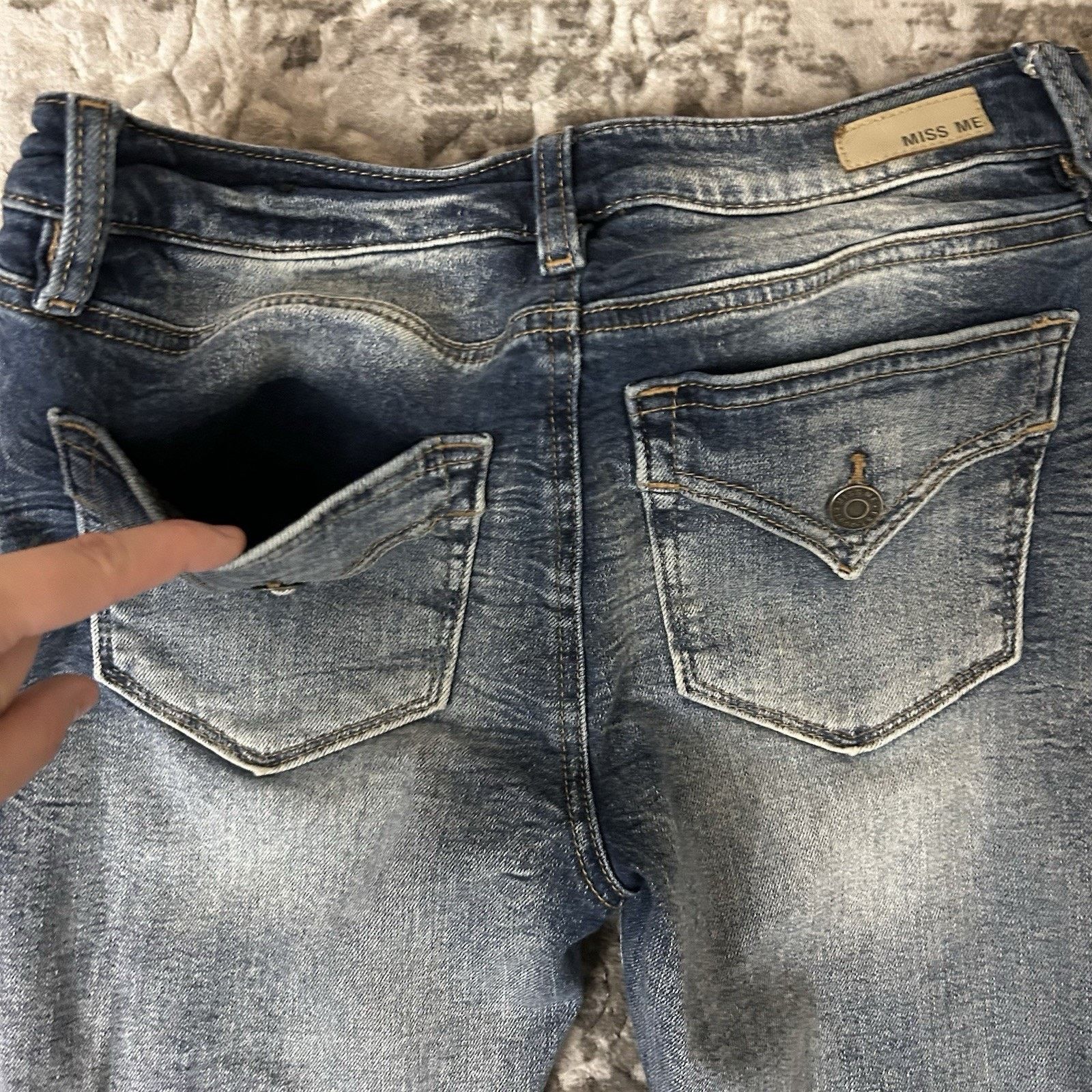 Miss Me Miss Me Standard Ankle Skinny Style No: E02AK11A - Size 26 Size 26" / US 2 / IT 38 - 11 Thumbnail