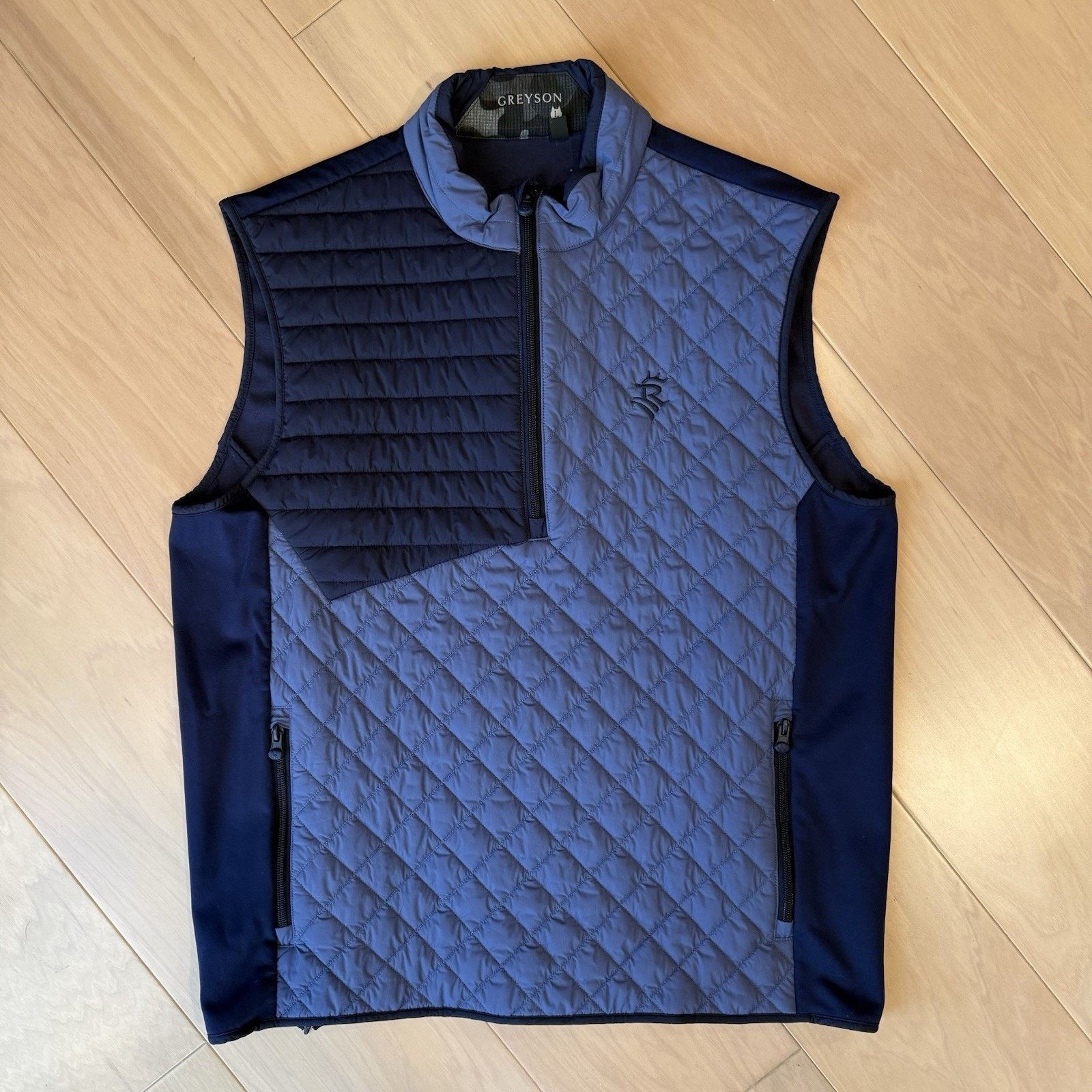 Arc'teryx Greyson Yukon Half Zip Hybrid Vest Large Blue Insulated Size US L / EU 52-54 / 3 - 2 Thumbnail