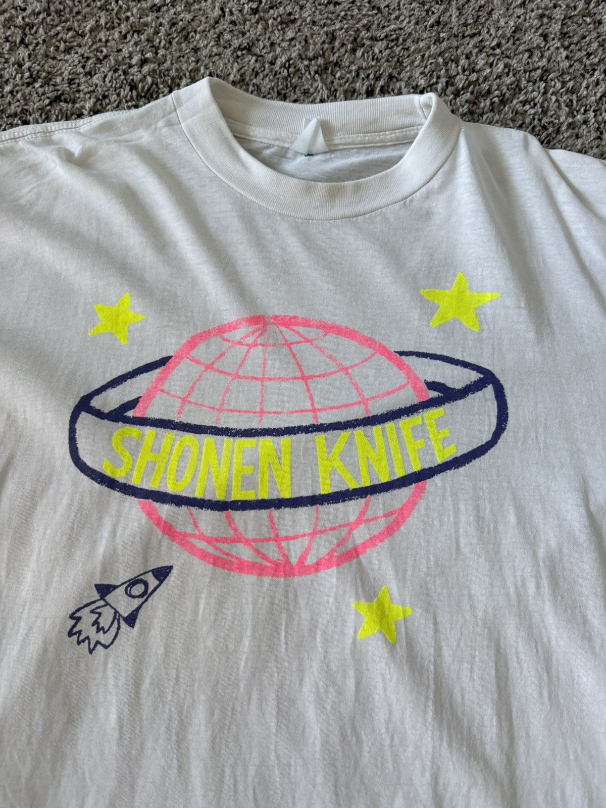 Band Tees Vintage early 90s Shonen Knife Tshirt Size US XL / EU 56 / 4 - 2 Thumbnail