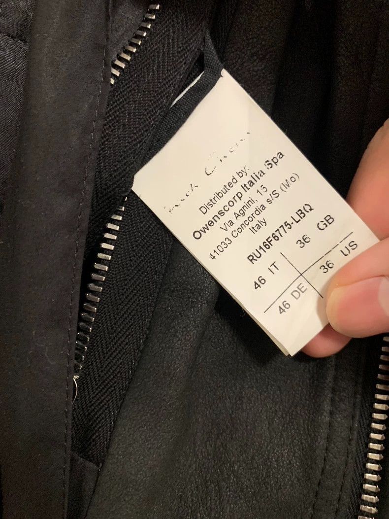 Rick Owens Rick Owens Suede ma1 jacket-2506 Size US S / EU 44-46 / 1 - 3 Thumbnail