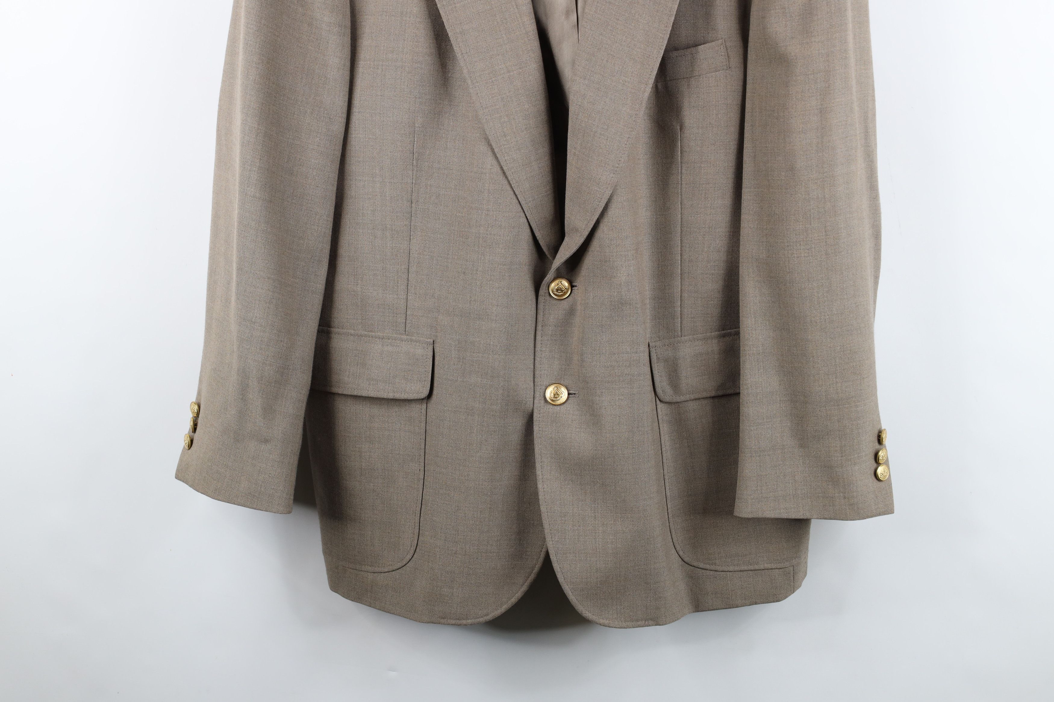 Vintage Vintage 90s Streetwear Blend Button Suit Coat Blazer Jacket Size US XXL / EU 58 / 5 - 3 Thumbnail