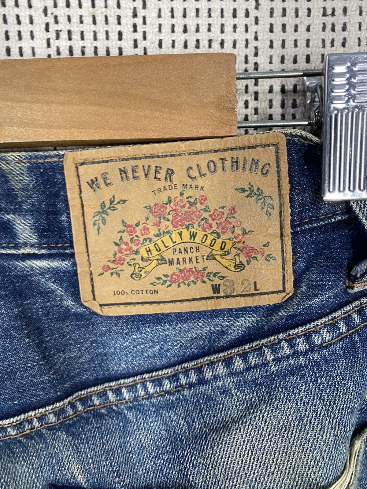 HOLLYWOOD RANCH MARKET Vintage HR market denim distressed Size US 32 / EU 48 - 15 Thumbnail