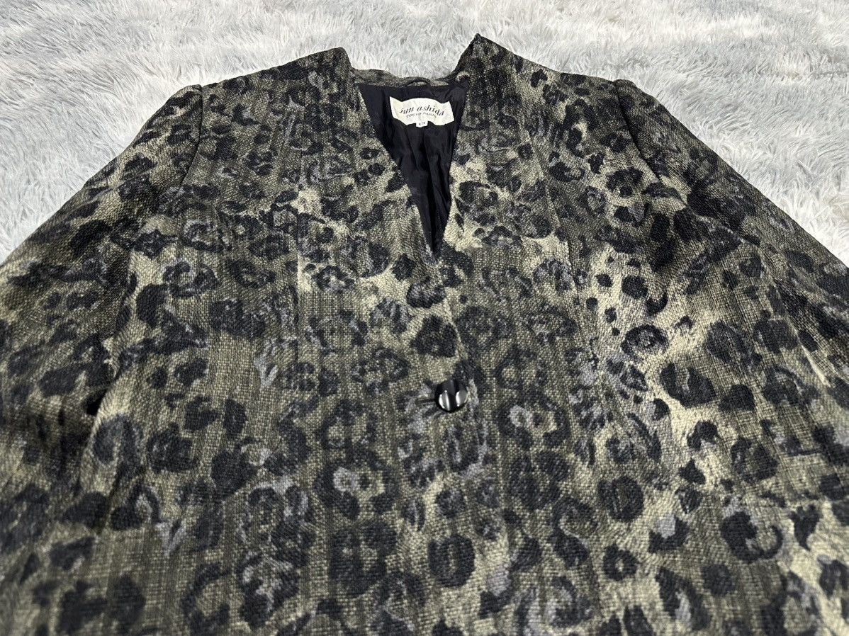 Japanese Brand 🔥Vintage Jun Ashida Leopard Blazer Jacket Size US M / EU 48-50 / 2 - 2 Thumbnail