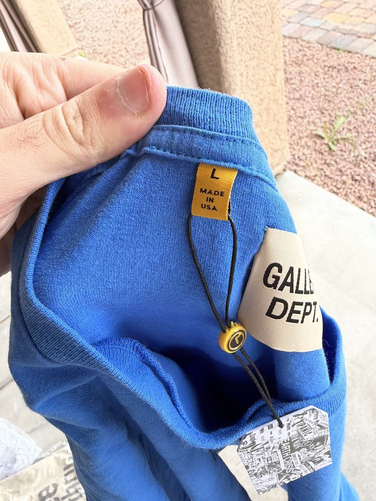 Gallery Dept. Gallery Dept. Gym Logo T-Shirt – Royal Blue – New With Tags Size US L / EU 52-54 / 3 - 8 Thumbnail