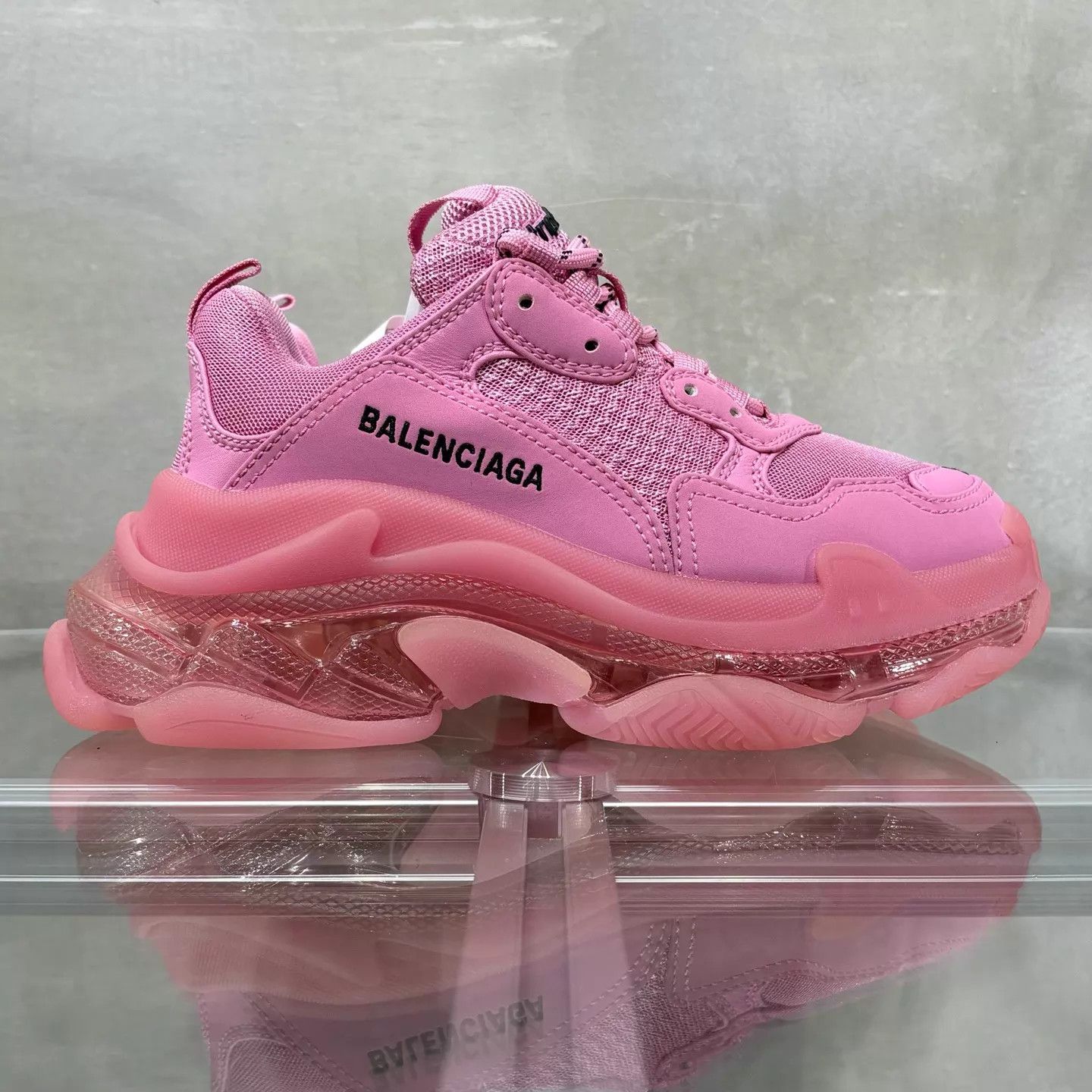 Balenciaga BLCG Triple S Pink Sneaker EU36 Brand New Tried On Size US 6 / IT 36 - 4 Thumbnail