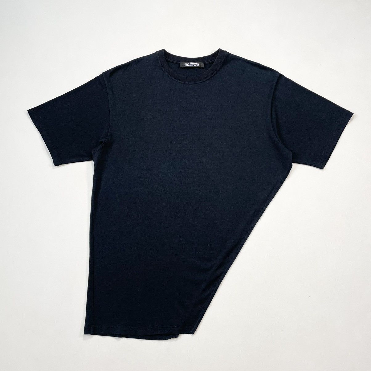 Raf Simons S/S 06 Sample Asymmetric Cut Out T Shirt Size US M / EU 48-50 / 2 - 1 Thumbnail