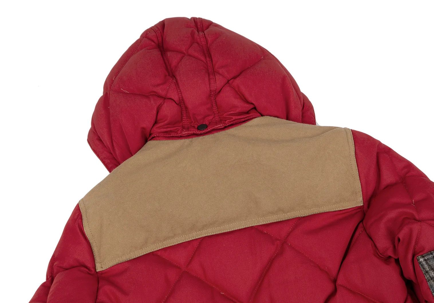 Junya Watanabe Patch Design Down Jacket in Red, Size XS Size US XS / EU 42 / 0 - 16 Thumbnail
