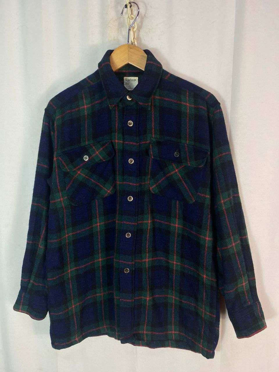 Flannel × Vintage Vintage lobo wool button up flannel shirt Size US M / EU 48-50 / 2 - 1 Thumbnail