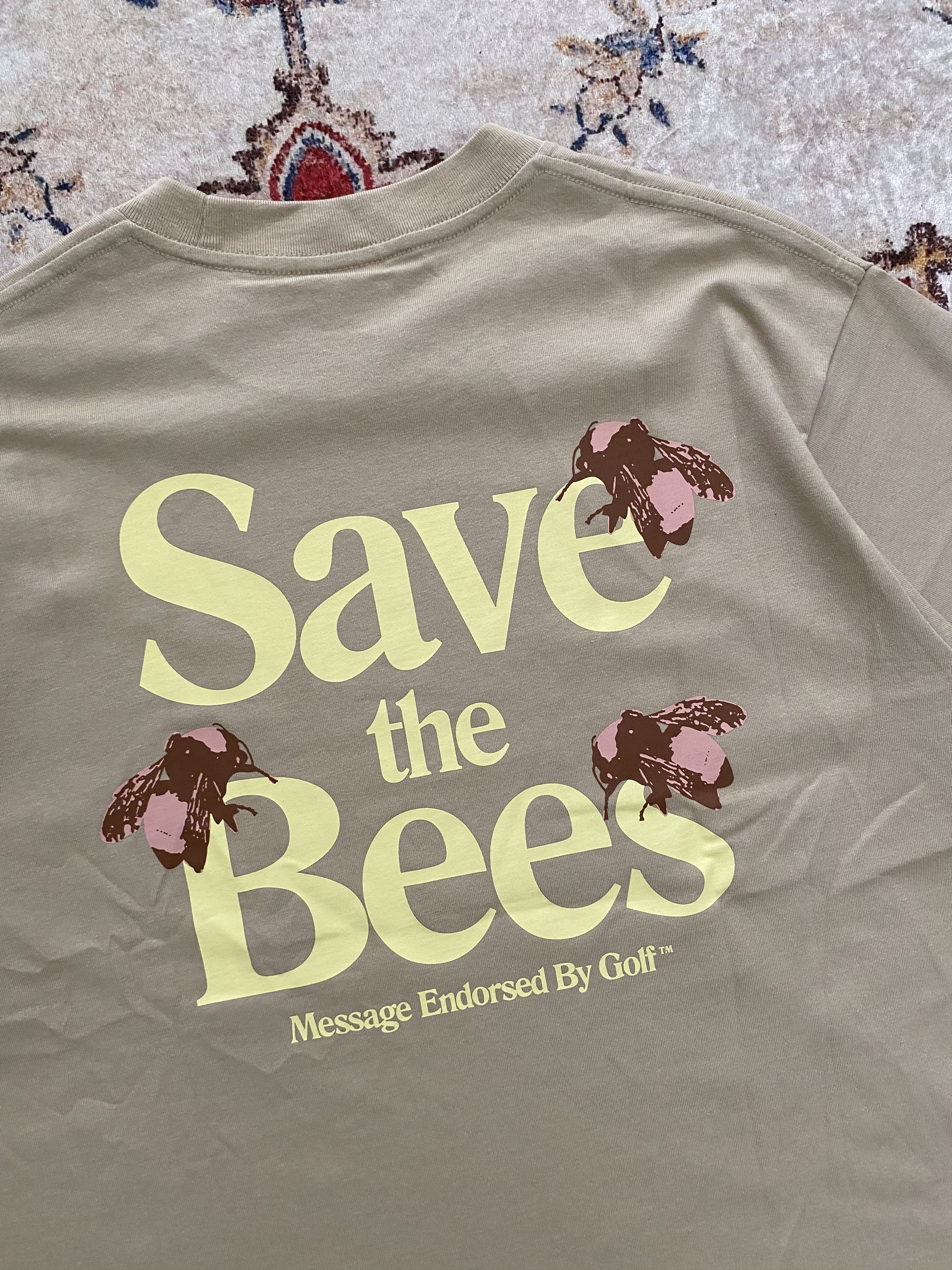 Golf Wang Golf Wang Save the Bees Tee - Sand Size US M / EU 48-50 / 2 - 3 Thumbnail