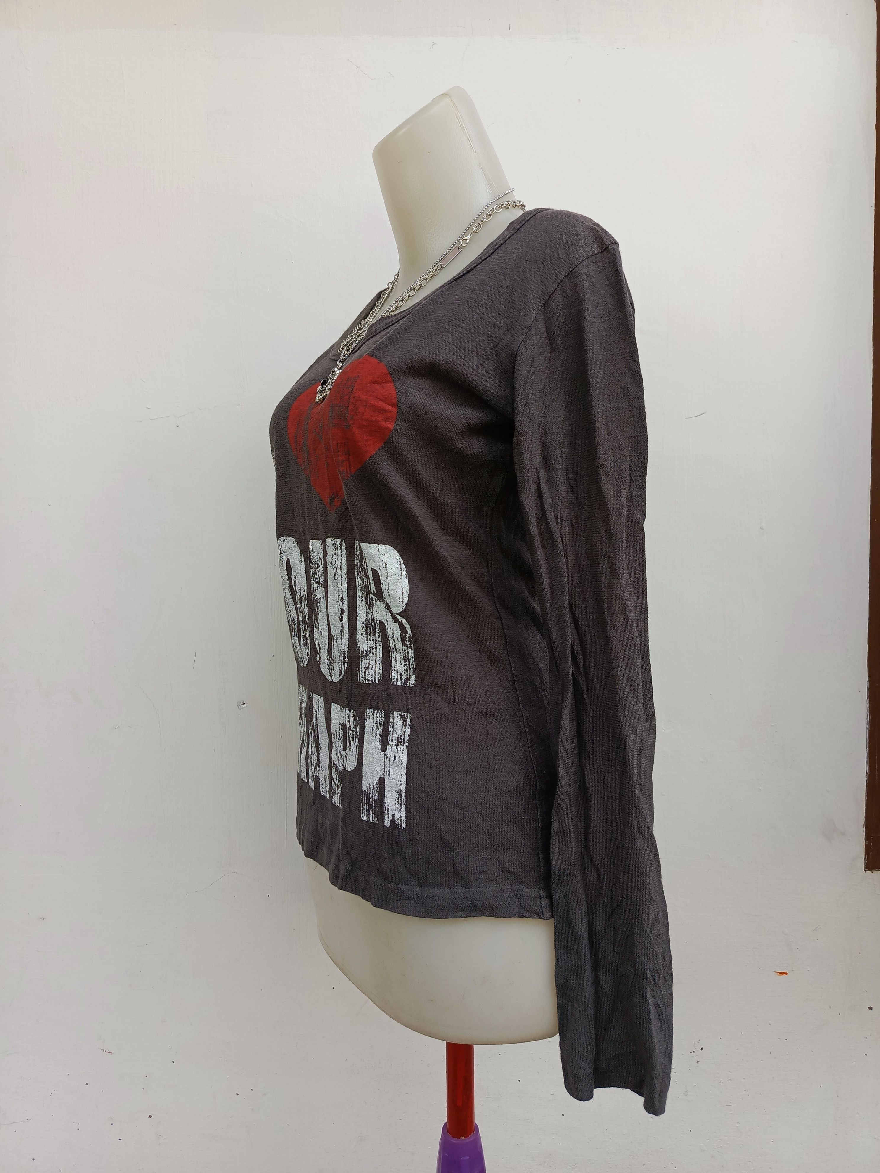 Japanese Brand Space Opera I Love Your Graph Shirt Size M / US 6-8 / IT 42-44 - 5 Thumbnail