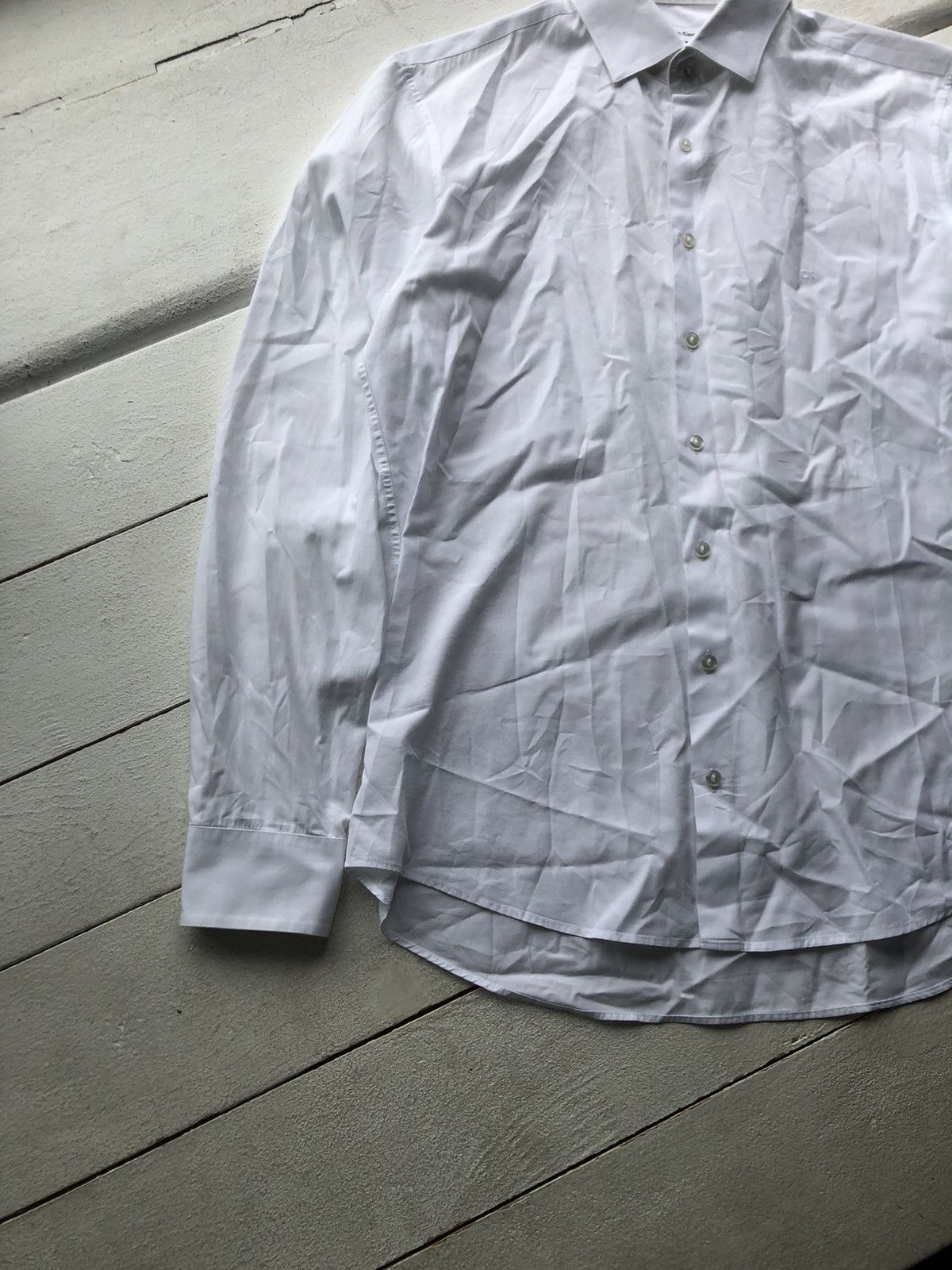Calvin Klein ⚪️Calvin Klein Vintage Old Money White Shirt⚪️ Size US L / EU 52-54 / 3 - 2 Thumbnail