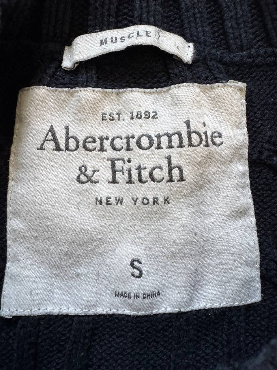 Abercrombie & Fitch Vintage Y2K Abercrombie & Fitch Cabble Knit Cotton Sweater Size US S / EU 44-46 / 1 - 5 Thumbnail