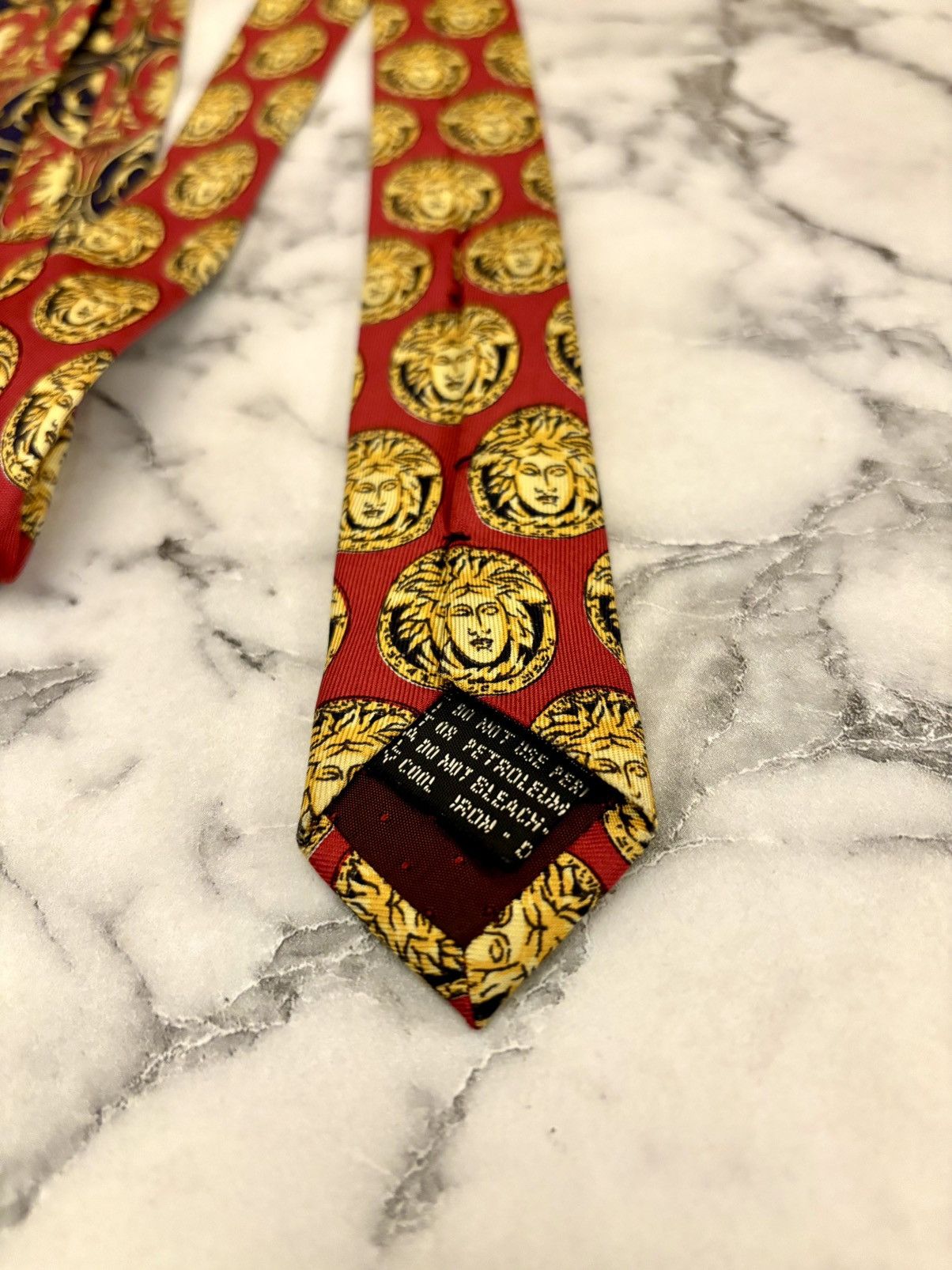 Versace Rare 90s Gianni Versace baroque silk tie Size ONE SIZE - 4 Thumbnail