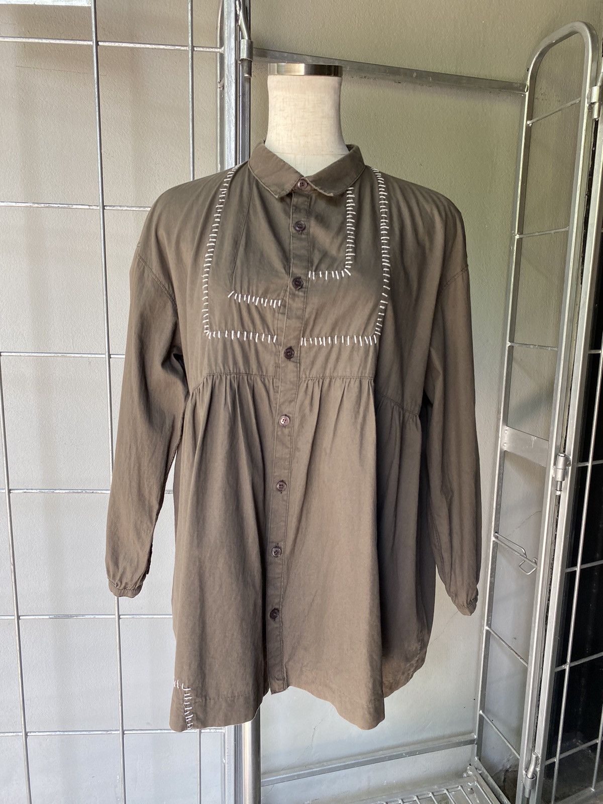 Ne-Net Né-net Bella Brown Embroidered Top Size XS / US 0-2 / IT 36-38 - 15 Thumbnail
