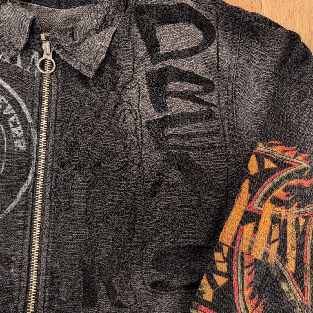 Vale VALE FOREVER Destruction Work Jacket Black L New Size US L / EU 52-54 / 3 - 7 Thumbnail