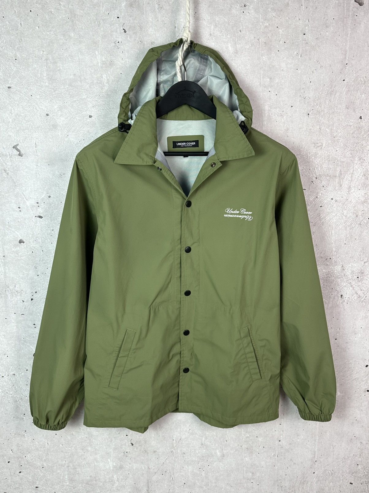 Undercover Undercover Jun Takahashi Green Coach Hooded Nylon Jacket Size US L / EU 52-54 / 3 - 1 Thumbnail