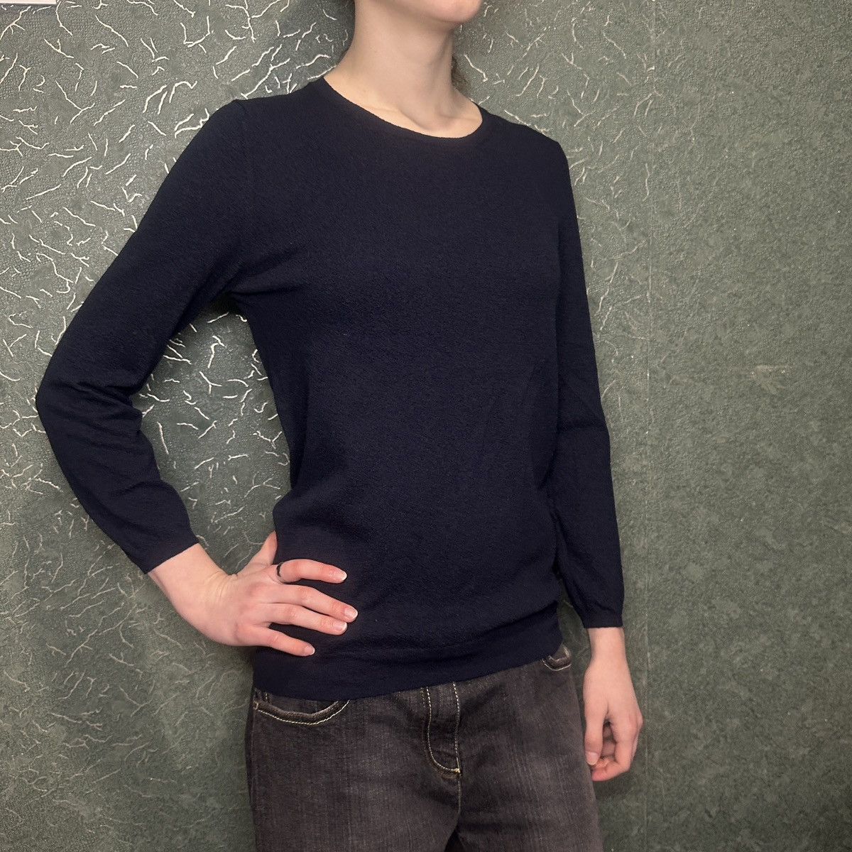 Louis Vuitton Louis Vuitton Women’s Navy Knit Sweater Size M / US 6-8 / IT 42-44 - 4 Thumbnail